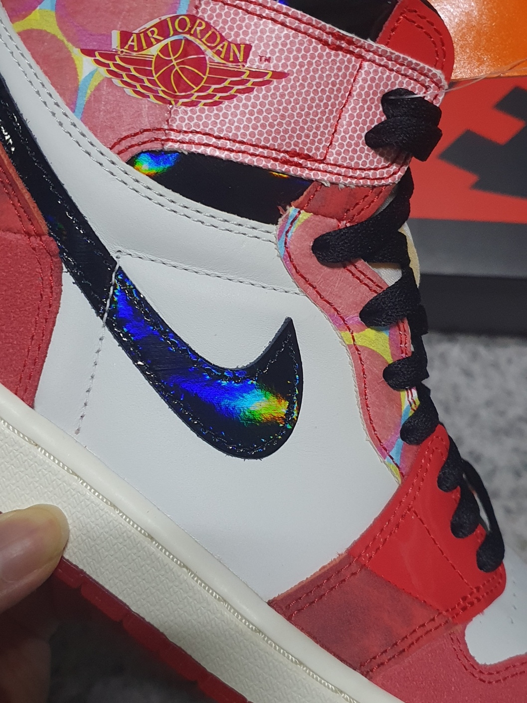 Jordan 1 Retro High Spider-Man Next Chapter 착용 스타일 - 1