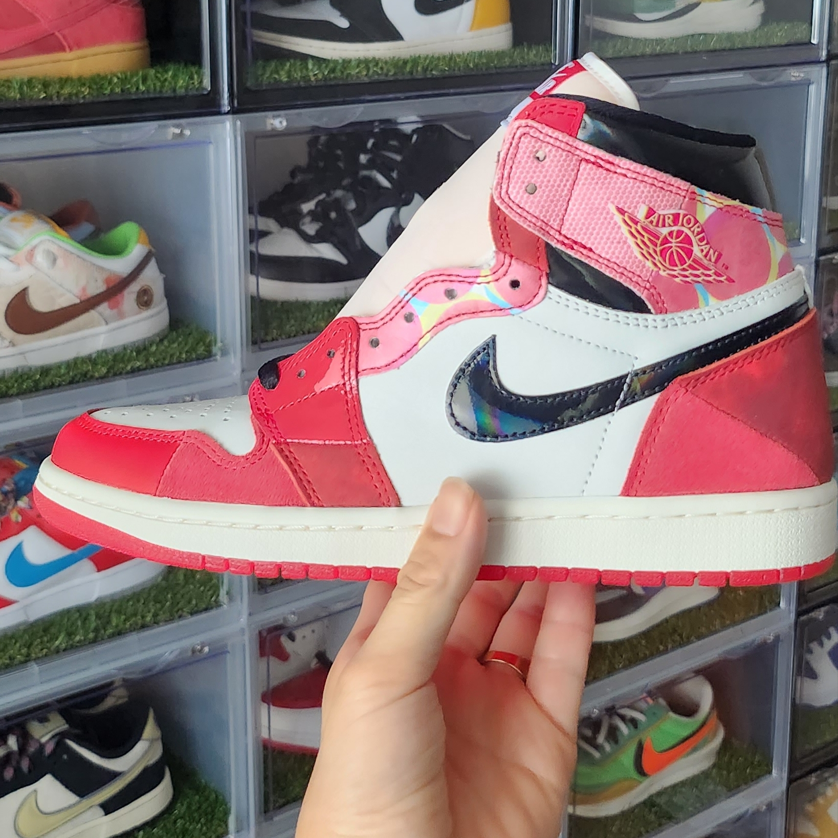 Jordan 1 Retro High Spider-Man Next Chapter 착용 스타일 - 1