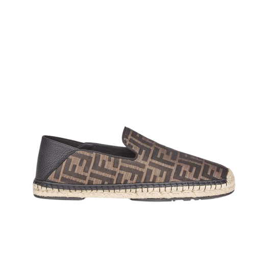 Fendi Fabric Espadrilles Brown