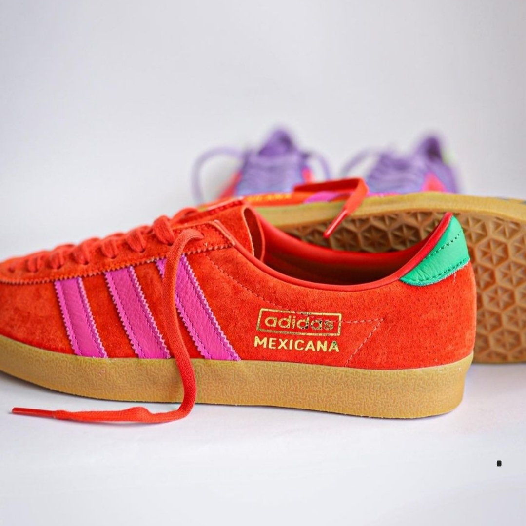 Adidas x Size? Mexicana Prototype Solar Red 착용 스타일