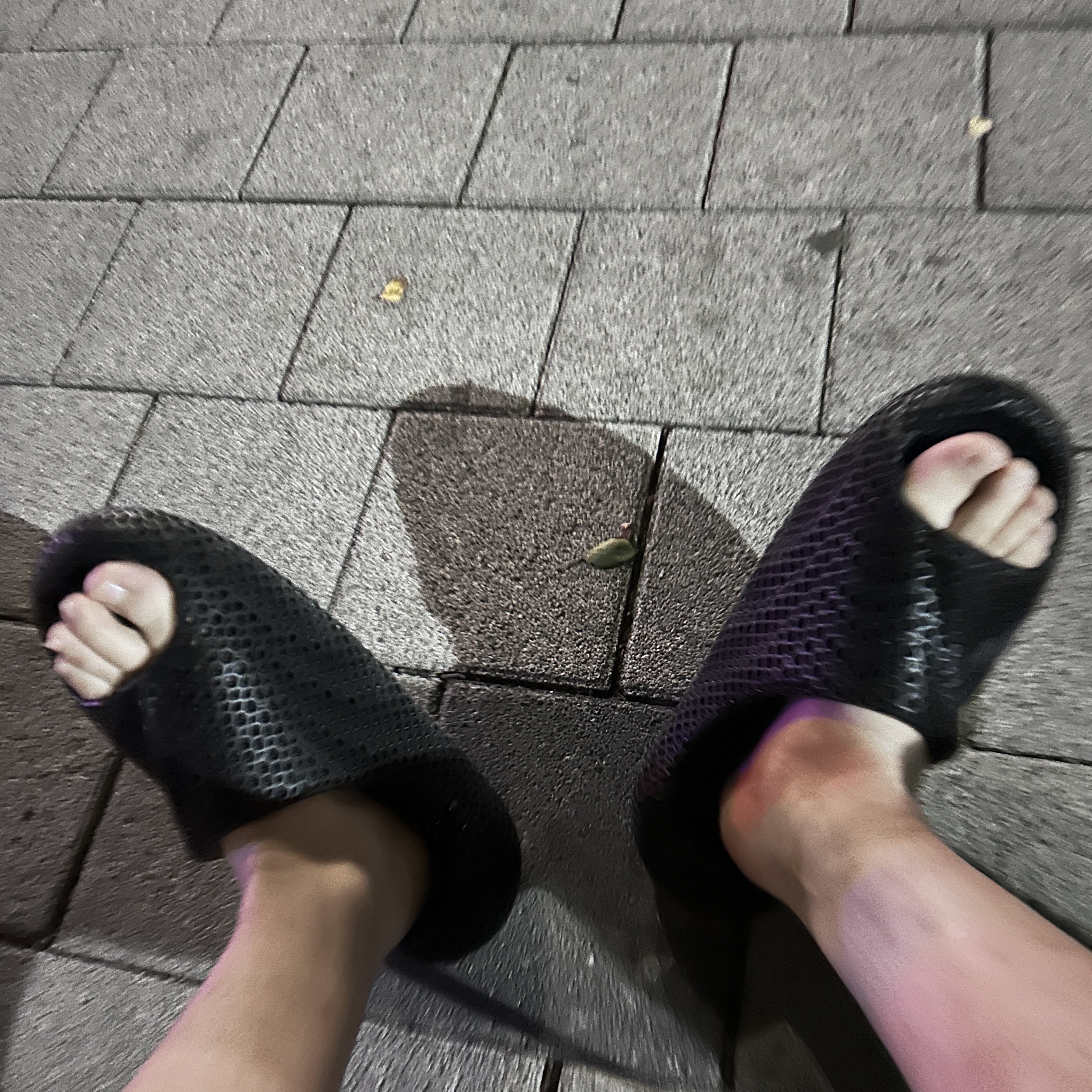 Asics Actibreeze 3D Sandal Black Black 착용 스타일