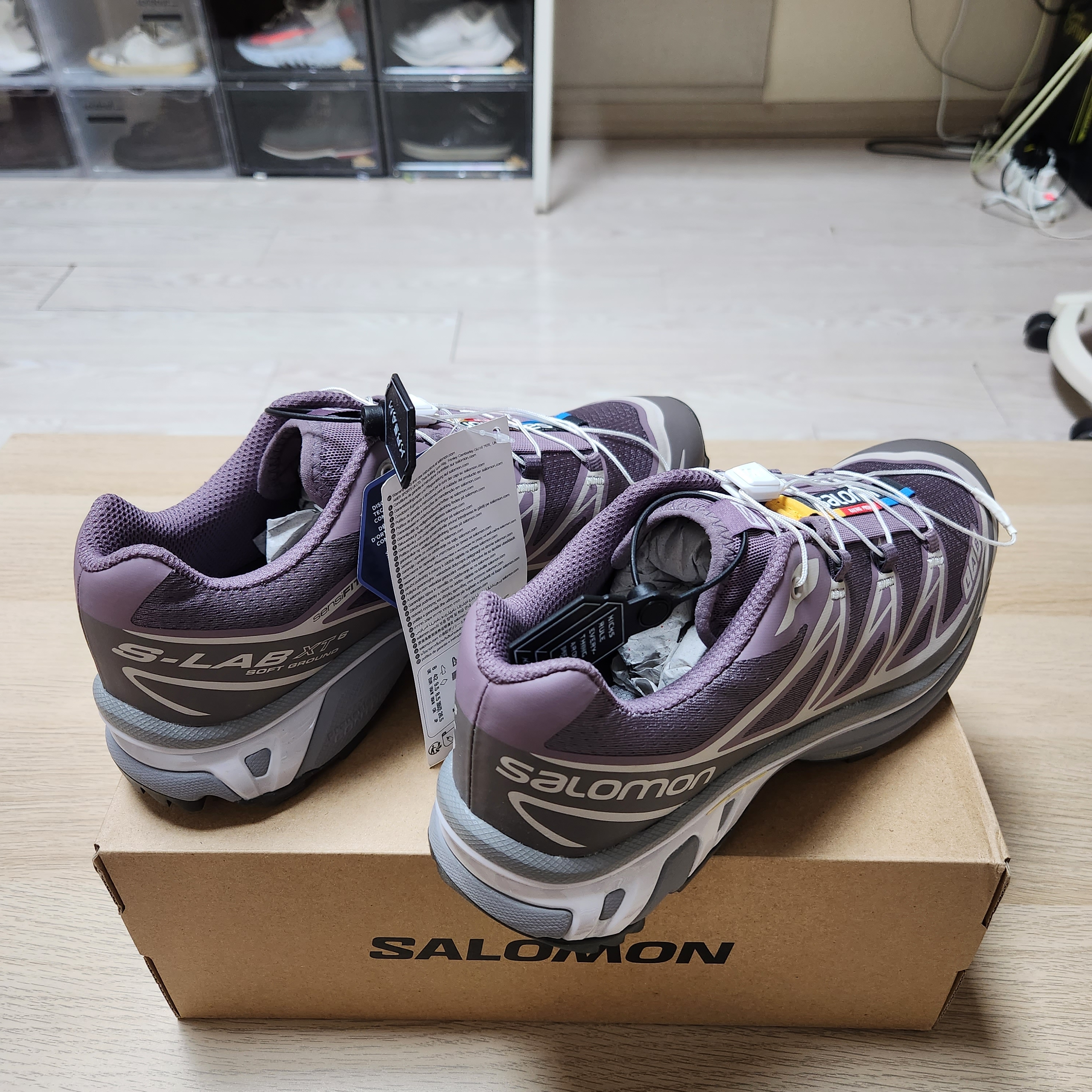 Salomon XT-6 Moonscape Plum Kitten 착용 스타일 - 5