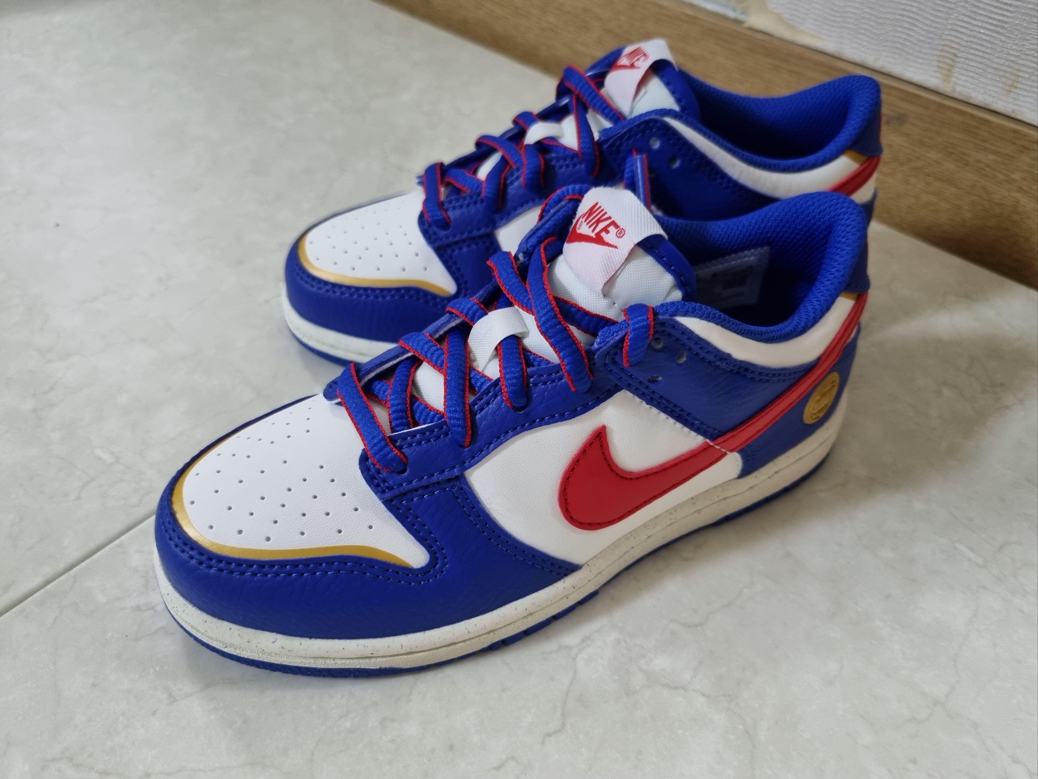 (PS) Nike Dunk Low Game Royal University Red 착용 스타일