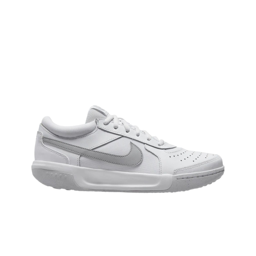 (W) Nike Court Air Zoom Lite 3 White Metallic Silver