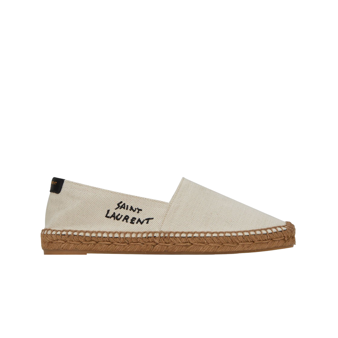 생로랑 캔버스 자수 에스파드리유 내츄럴 베이지(Saint Laurent Embroidered Espadrilles in Canvas Natural Beige)