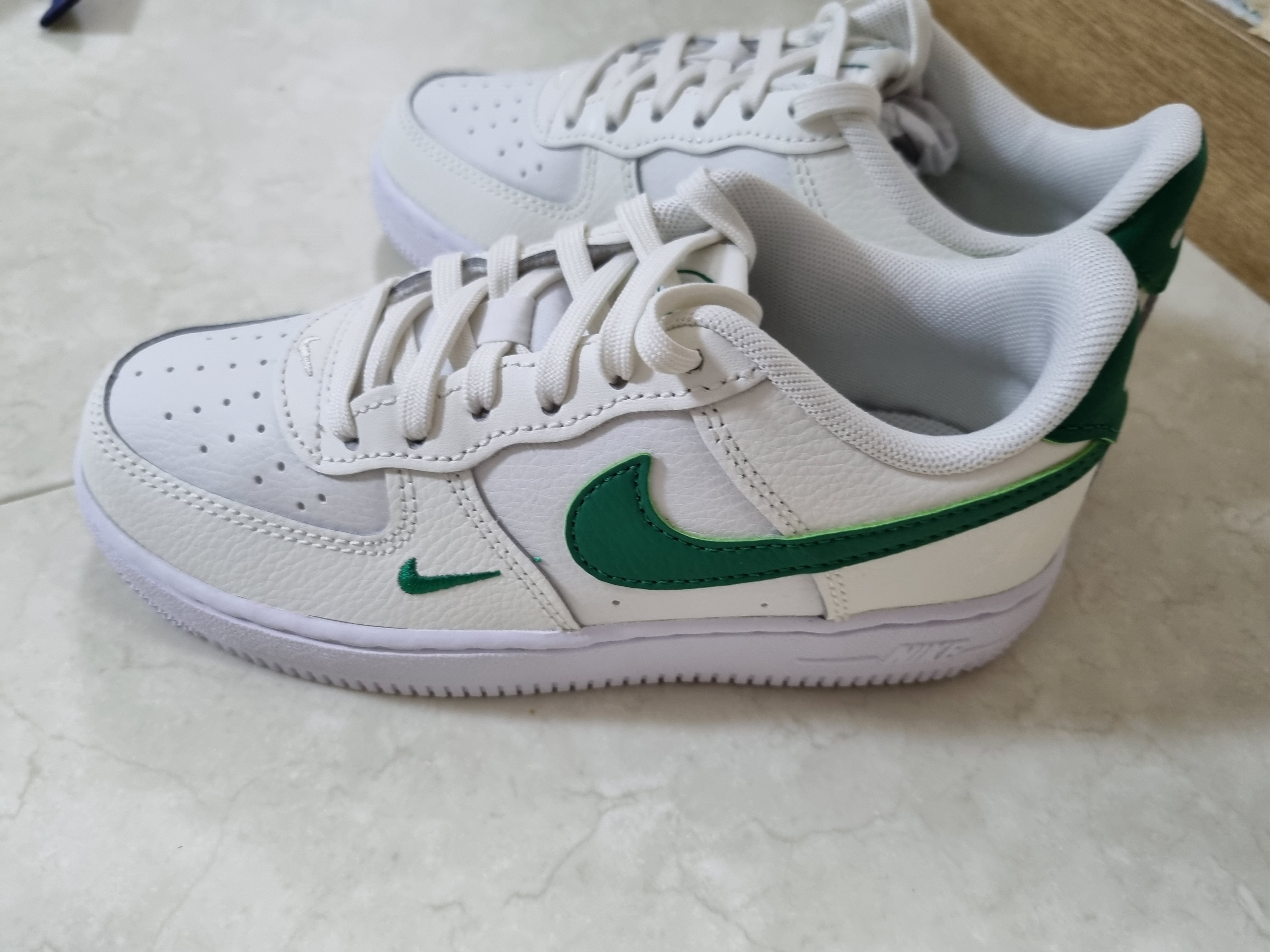 (PS) Nike Air Force 1 Low SE 40th Anniversary Sail Malachite 착용 스타일