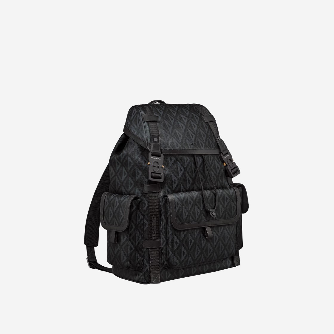 Dior Hit The Road Backpack Dior CD Diamond Canvas Black 상세 이미지 2