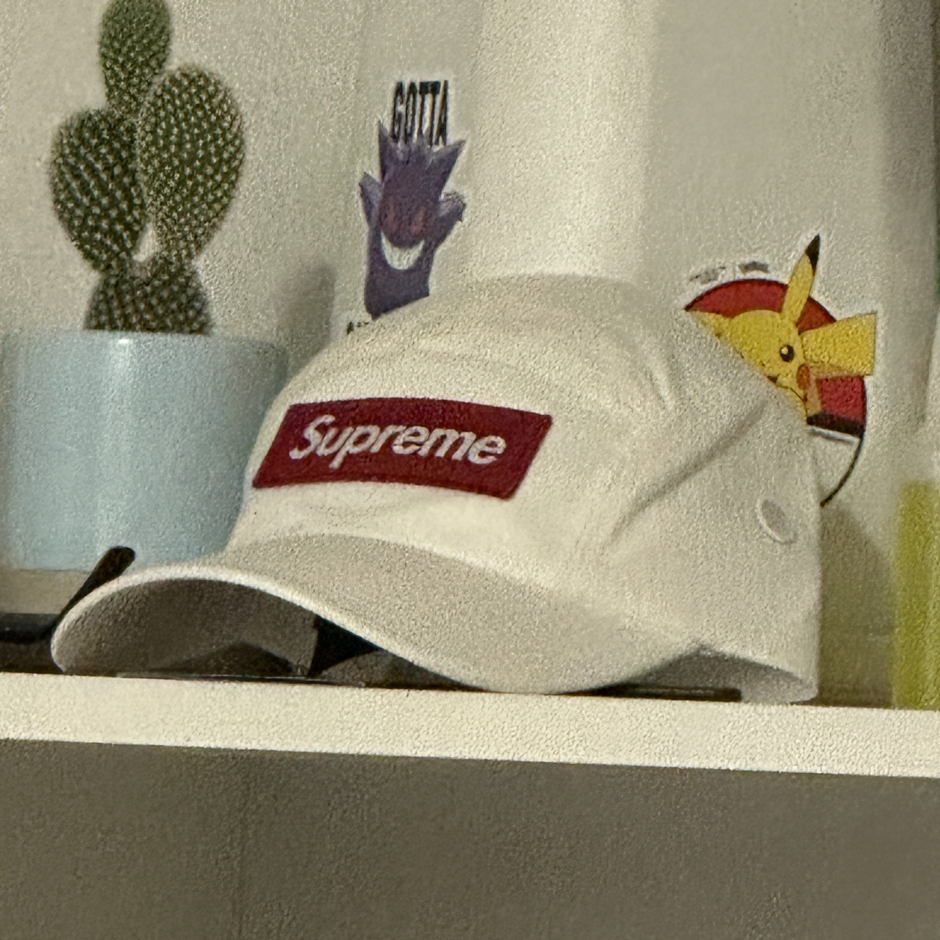 Supreme Ventile Camp Cap White - 23SS 착용 스타일