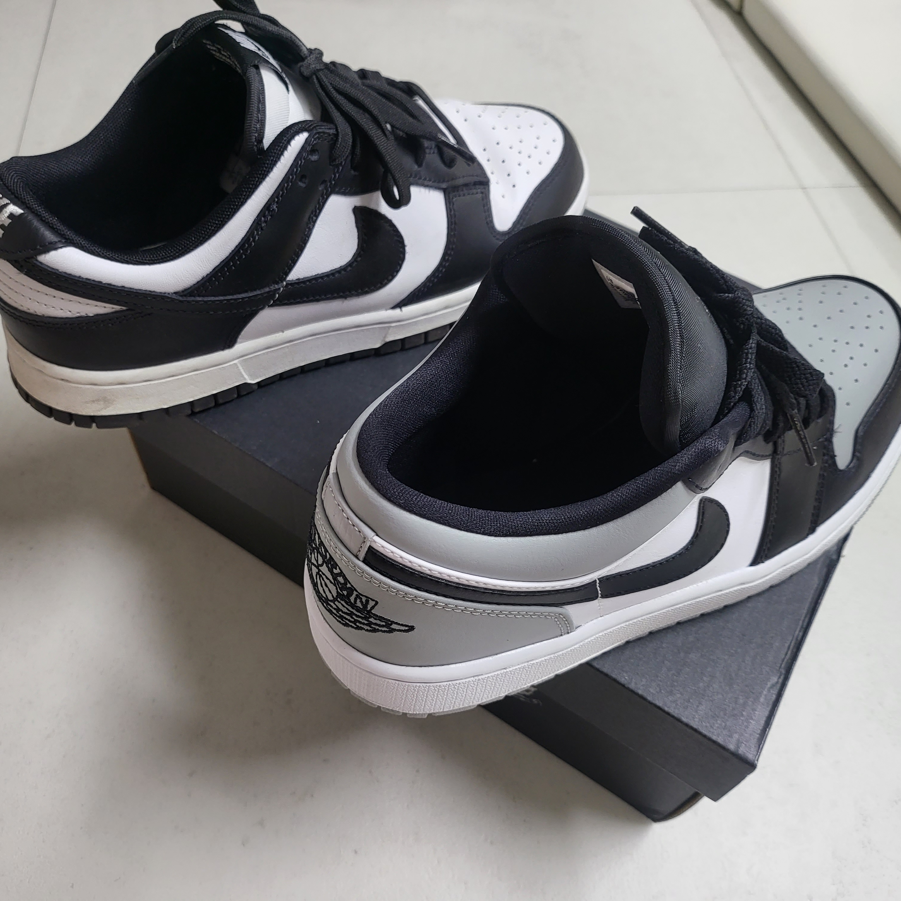 Jordan 1 Low Light Smoke Grey Black 착용 스타일