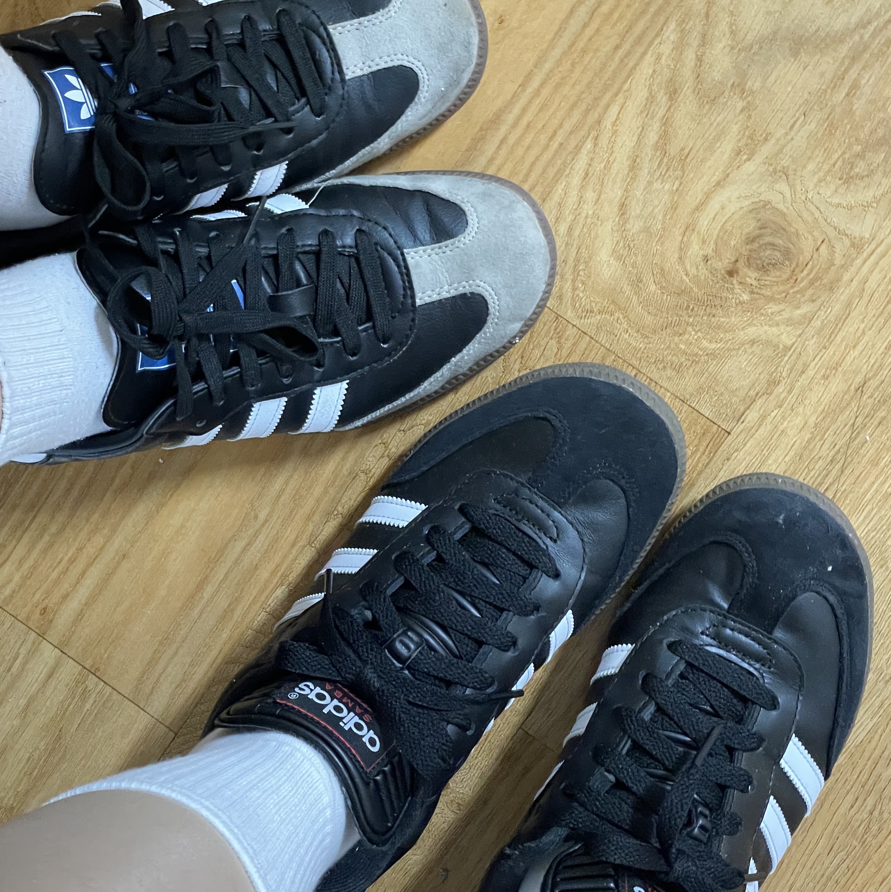 (J) Adidas Samba Classic Core Black 착용 스타일