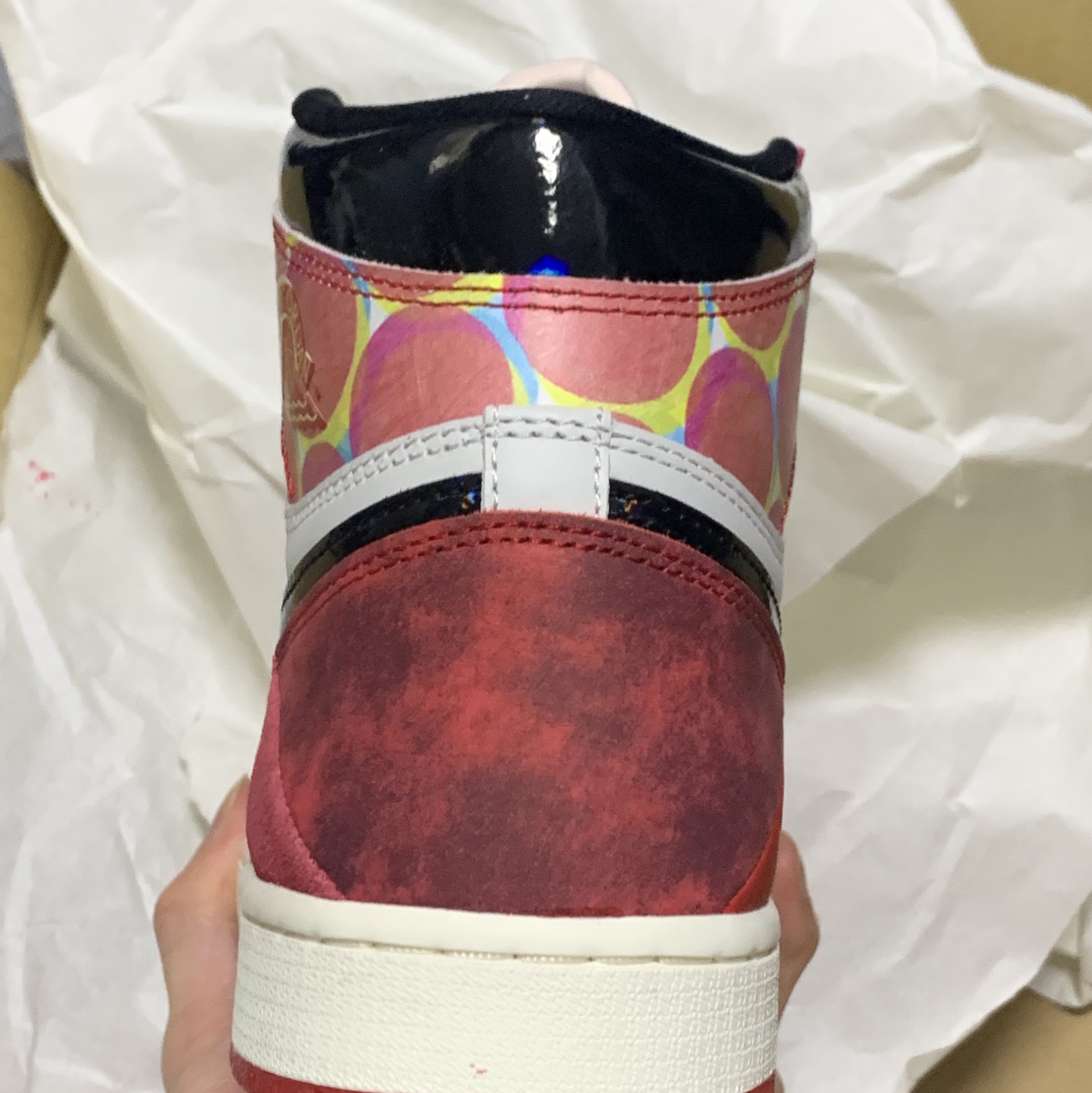 Jordan 1 Retro High Spider-Man Next Chapter 착용 스타일 - 4