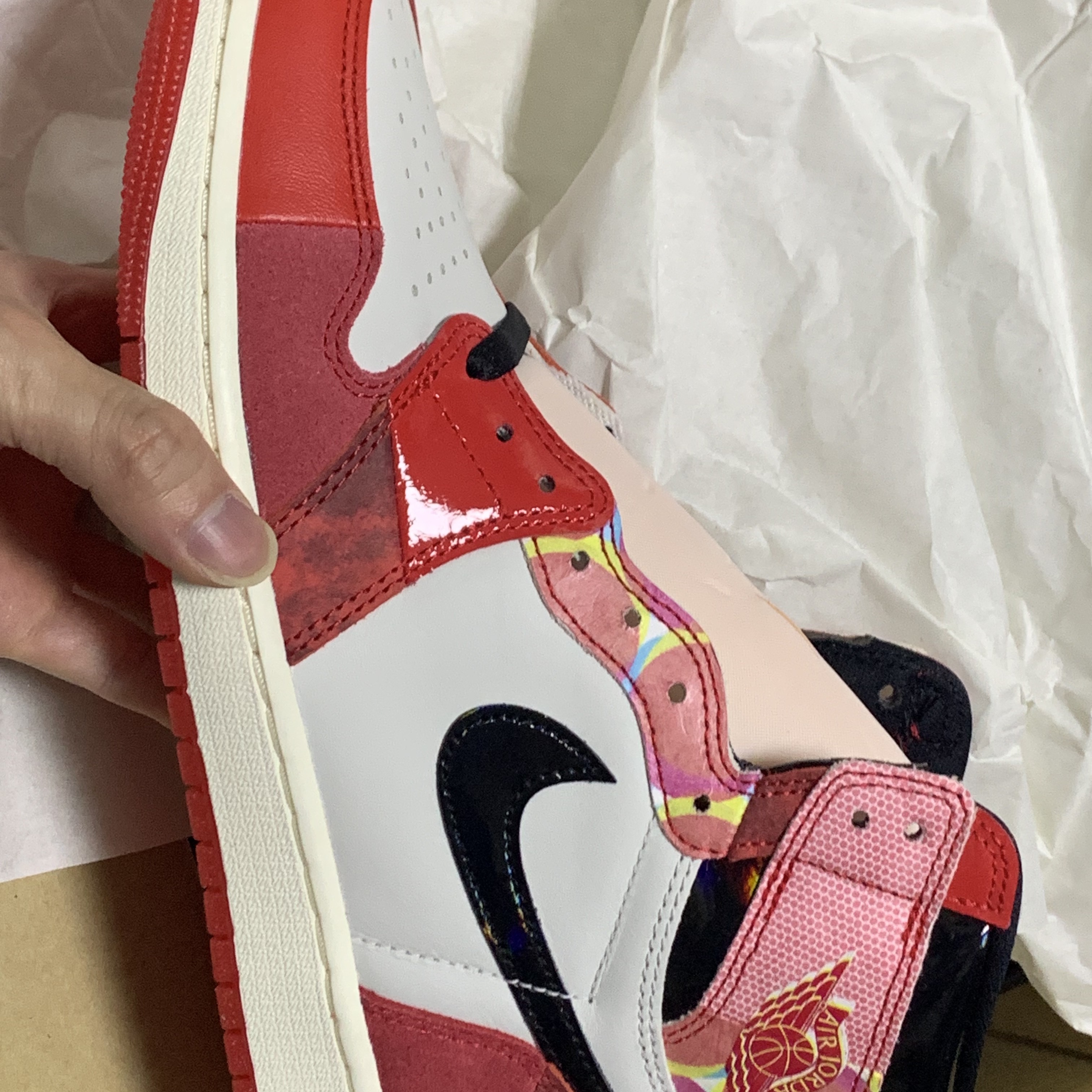 Jordan 1 Retro High Spider-Man Next Chapter 착용 스타일 - 1