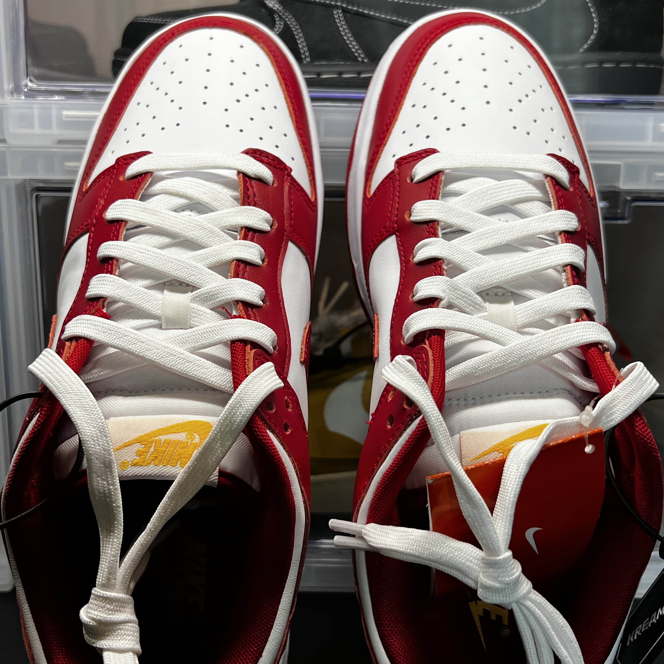 Nike Dunk Low Retro Gym Red 착용 스타일 - 3