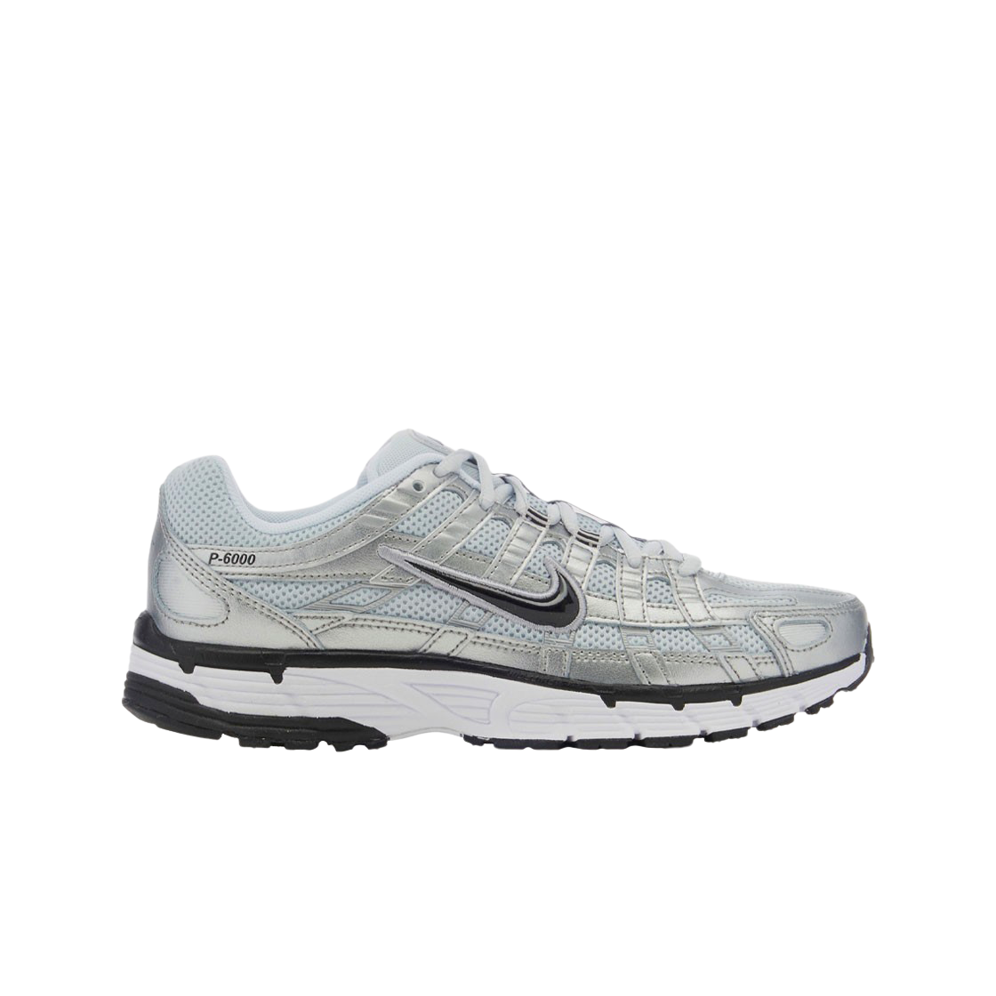 (W) 나이키 P-6000 화이트 메탈릭 실버((W) Nike P-6000 White Metallic Silver)