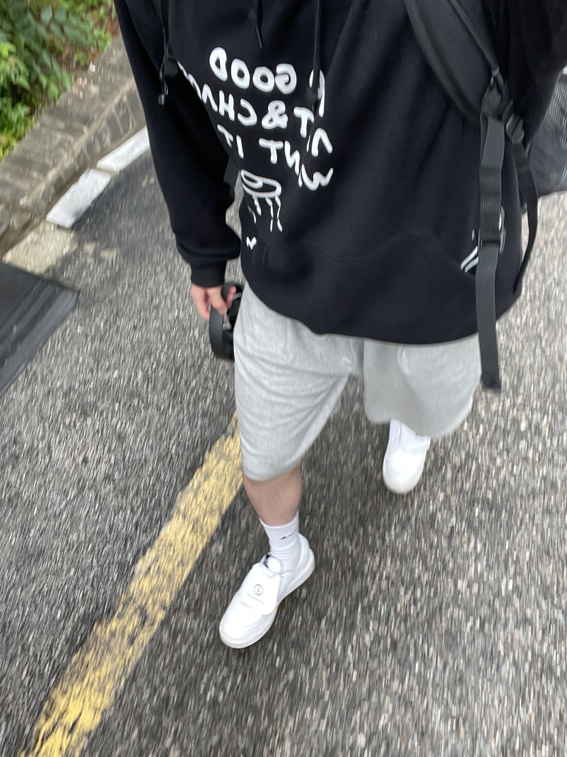 Nike x Peaceminusone Kwondo1 White 착용 스타일