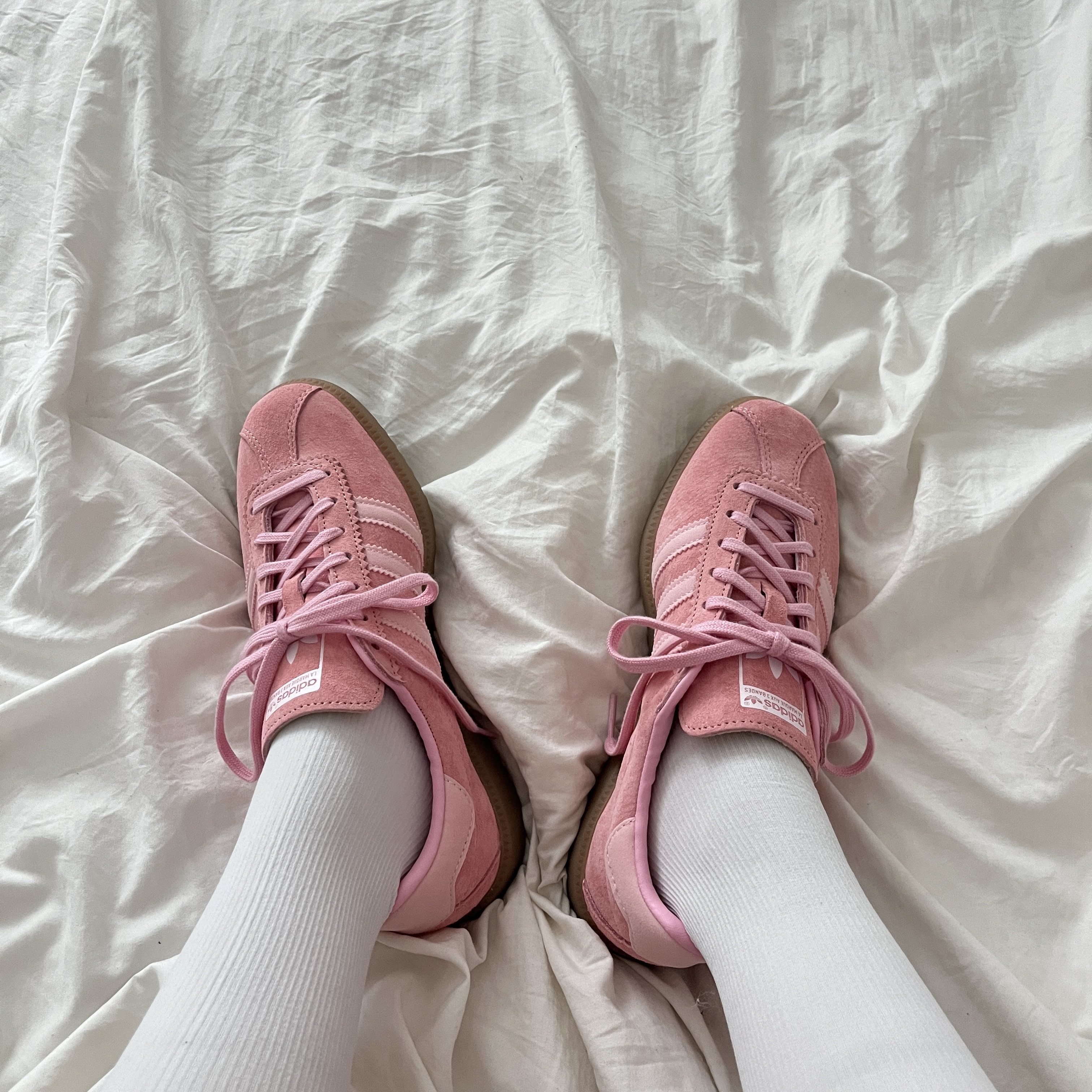 Adidas Bermuda Glow Pink 착용 스타일 - 2
