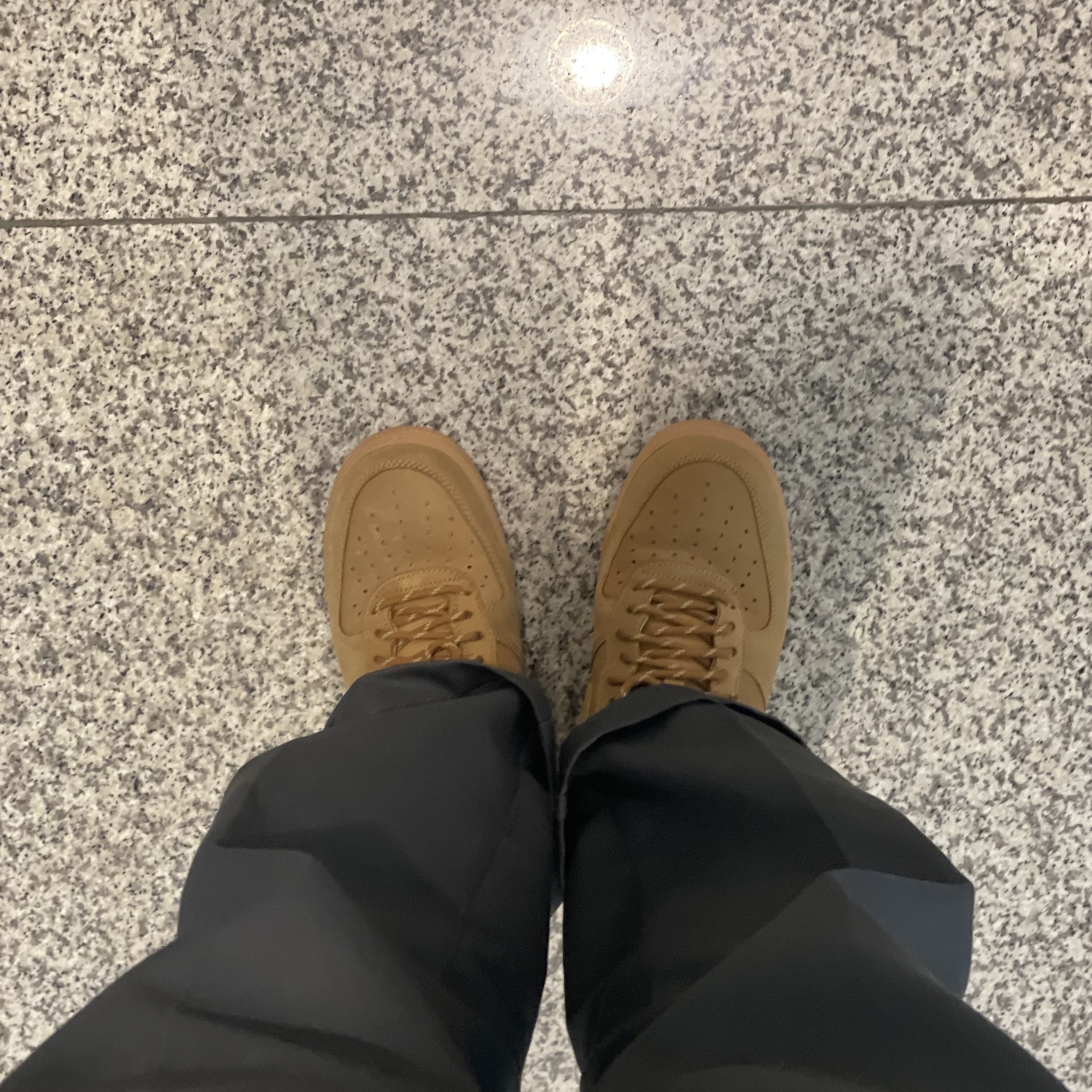 Nike Air Force 1 '07 WB Flax 착용 스타일