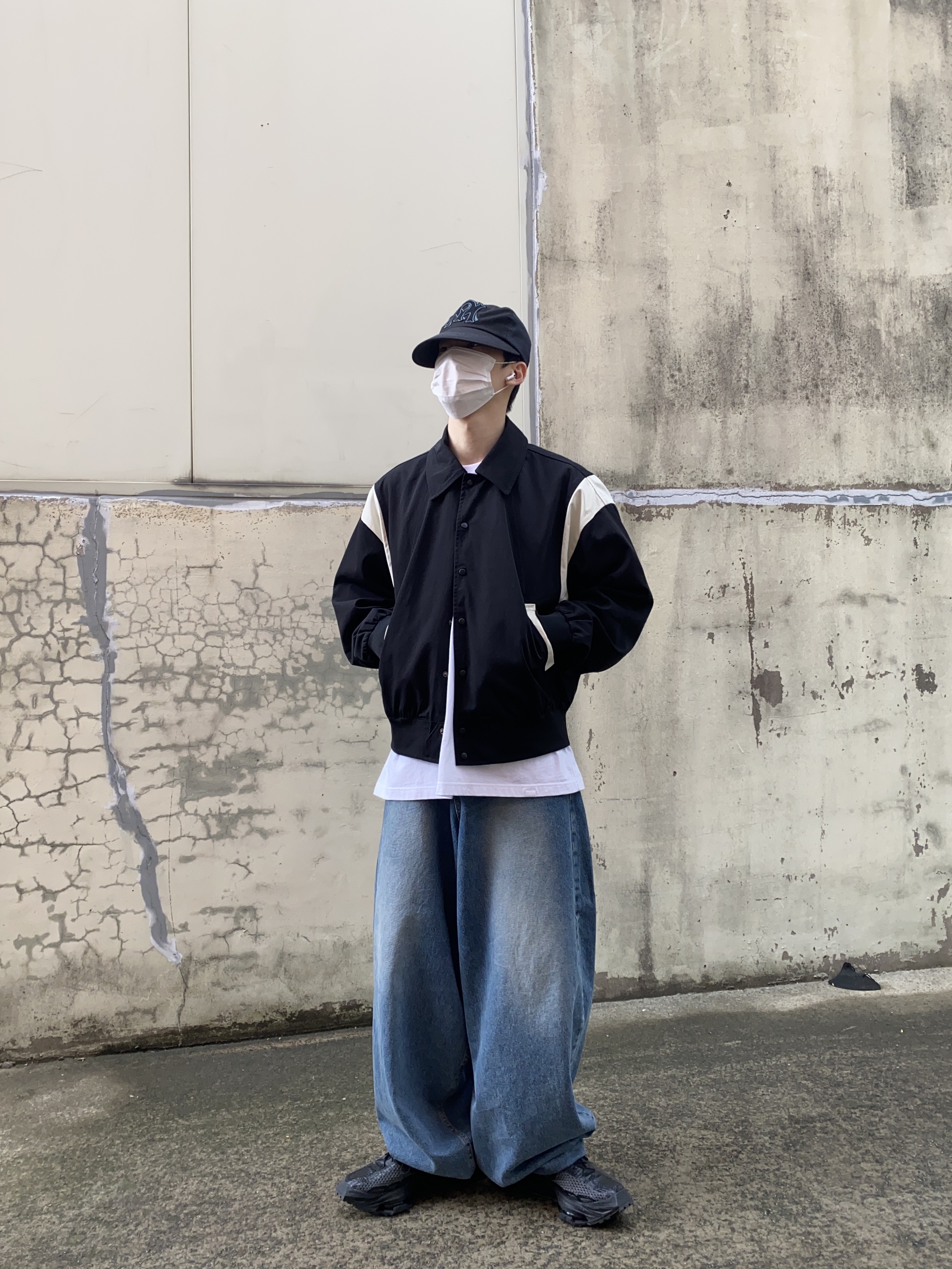 Nike x Matthew M Williams Zoom 004 Triple Black 착용 스타일