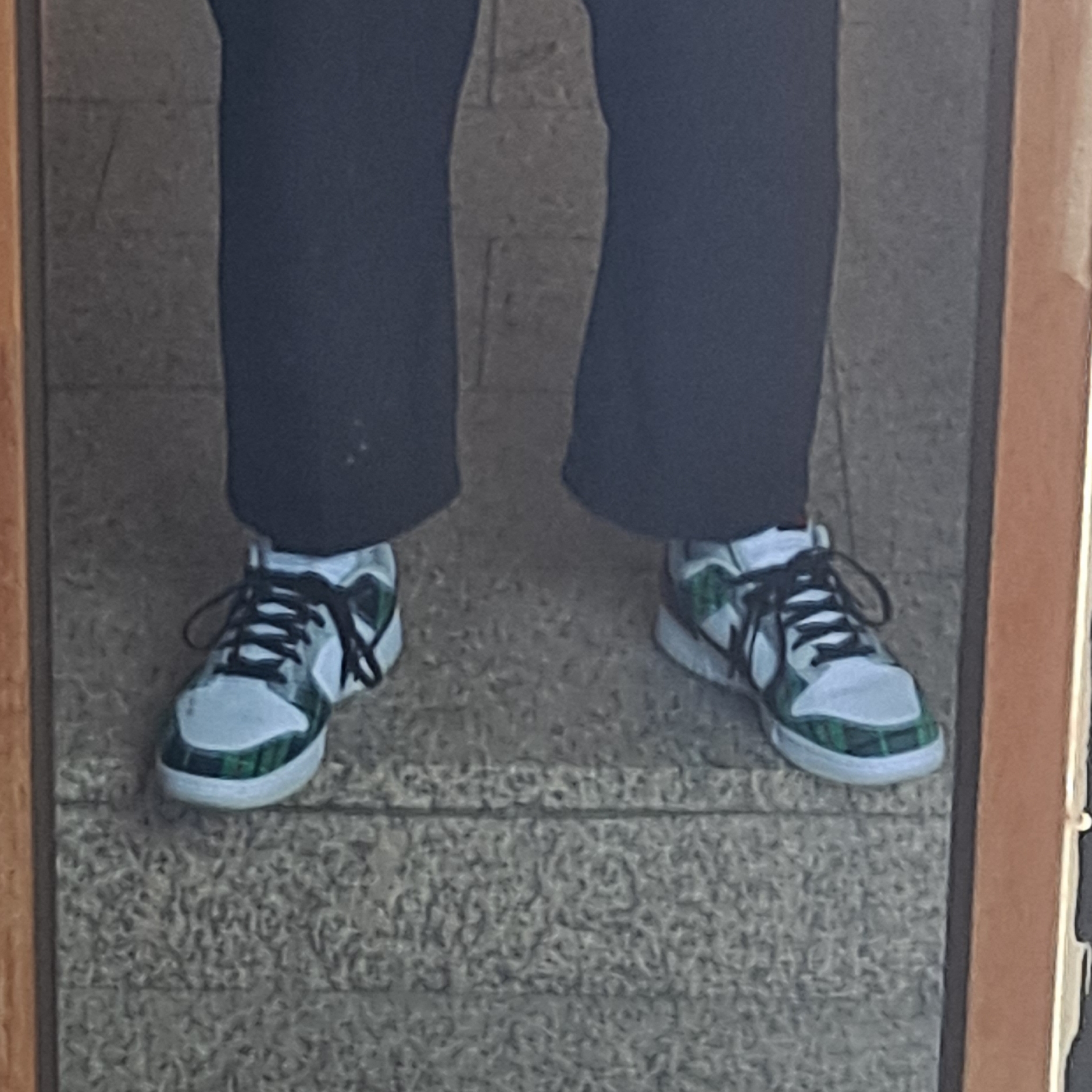 Nike Dunk Low Retro PRM White and Black 착용 스타일