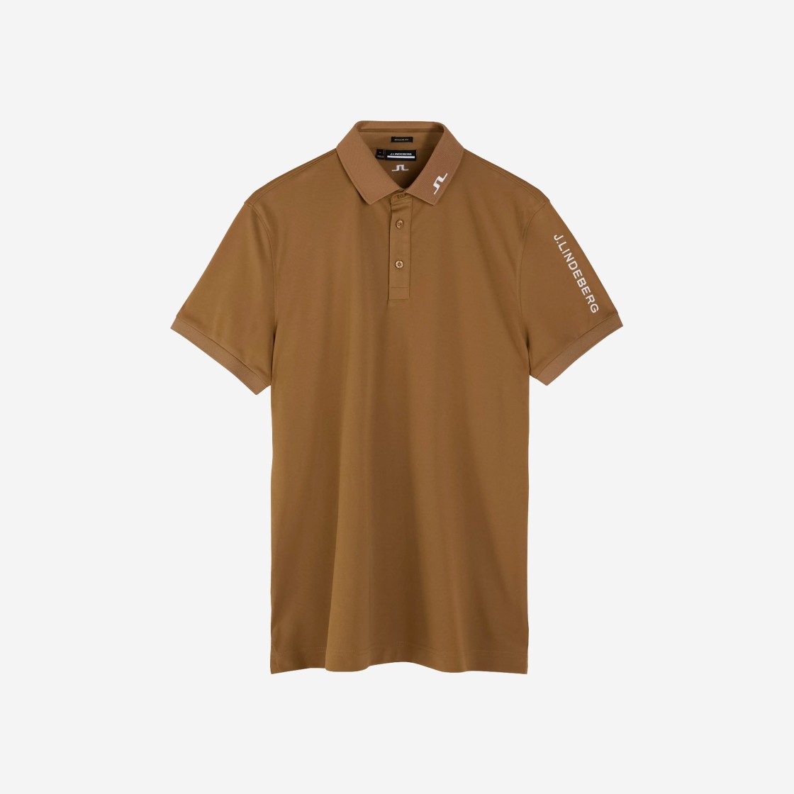 J.Lindeberg Tour Tech Regular Fit Polo Tiger Brown 상세 이미지 1