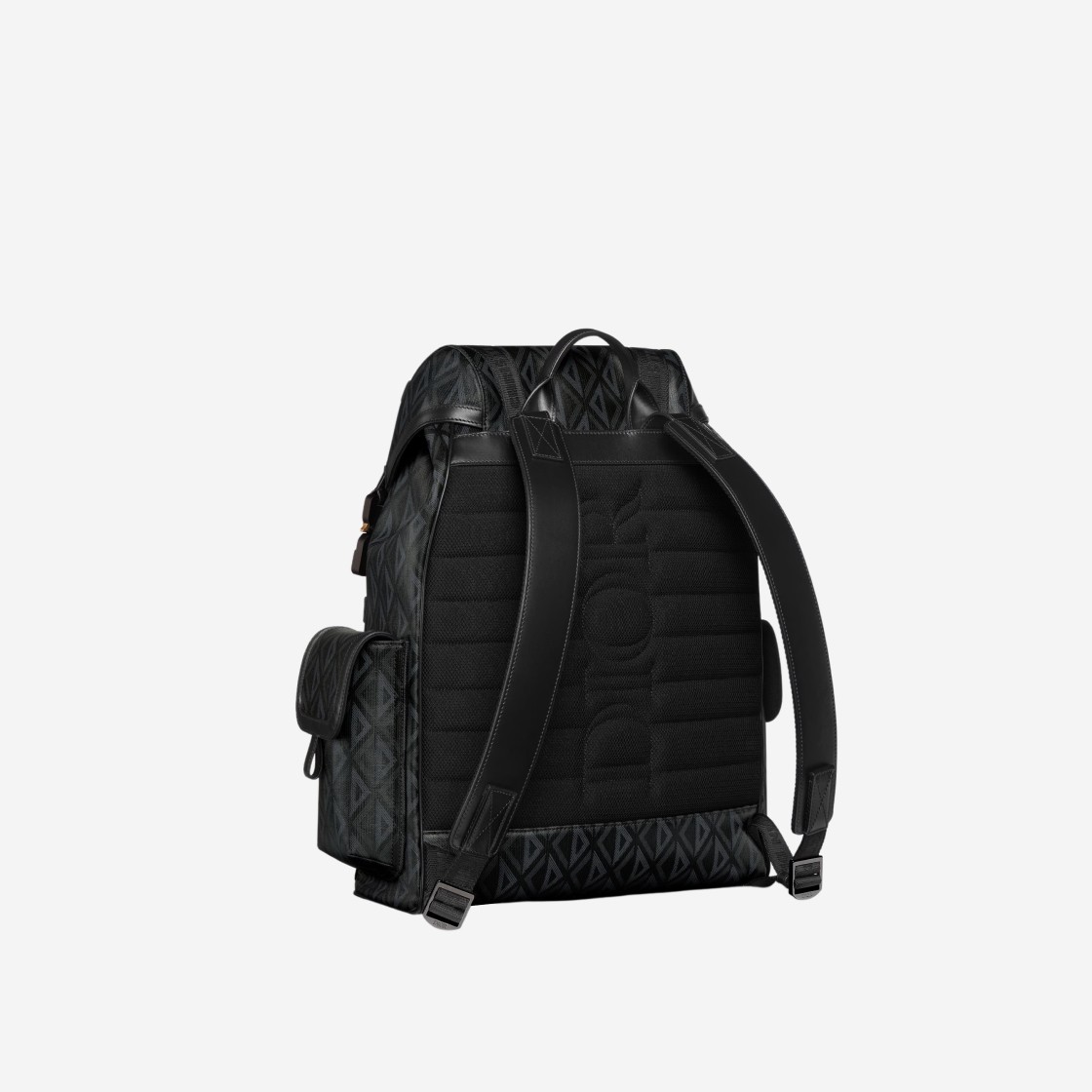 Dior Hit The Road Backpack Dior CD Diamond Canvas Black 상세 이미지 3