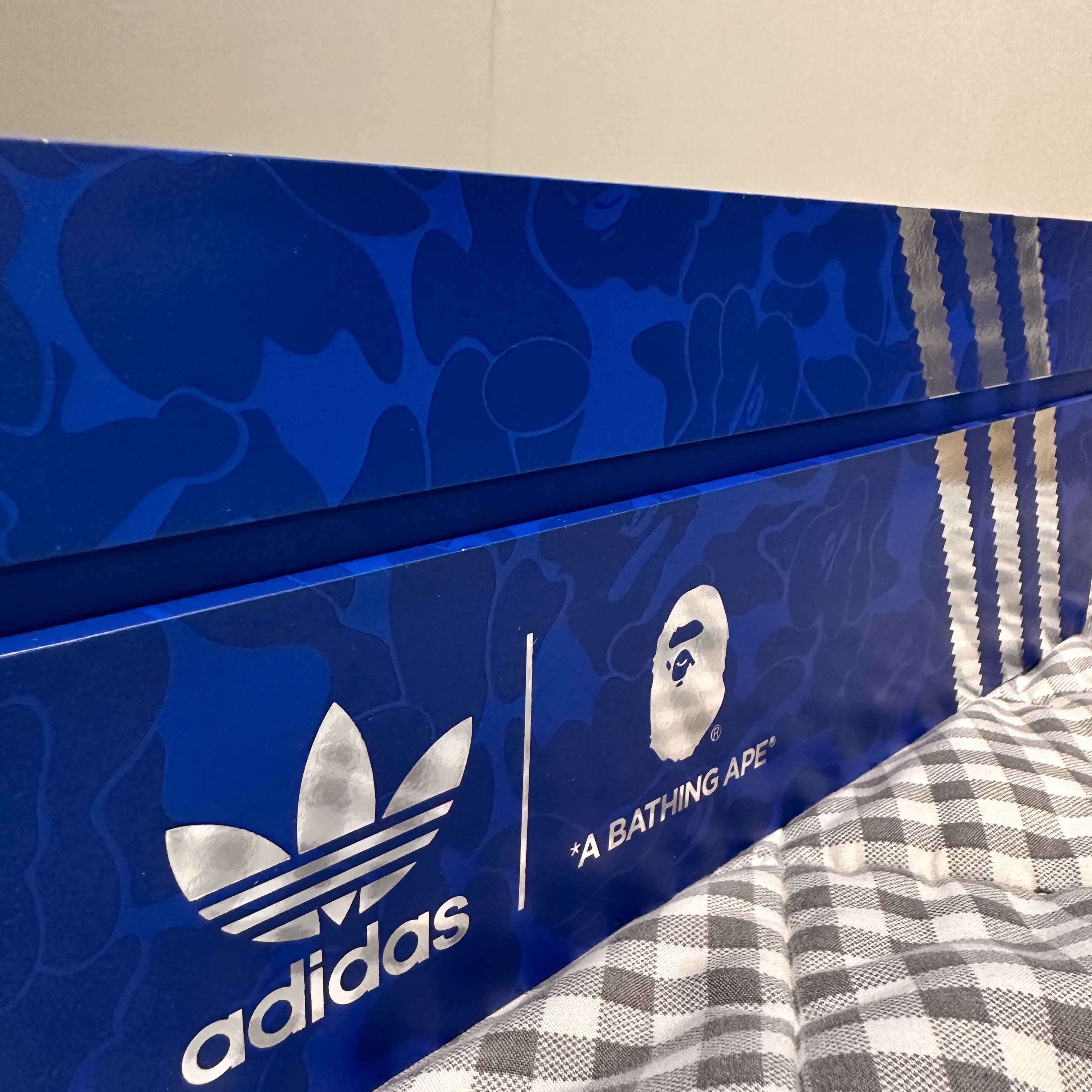 Adidas x BAPE Forum 84 Low Blue Camo 착용 스타일 - 2