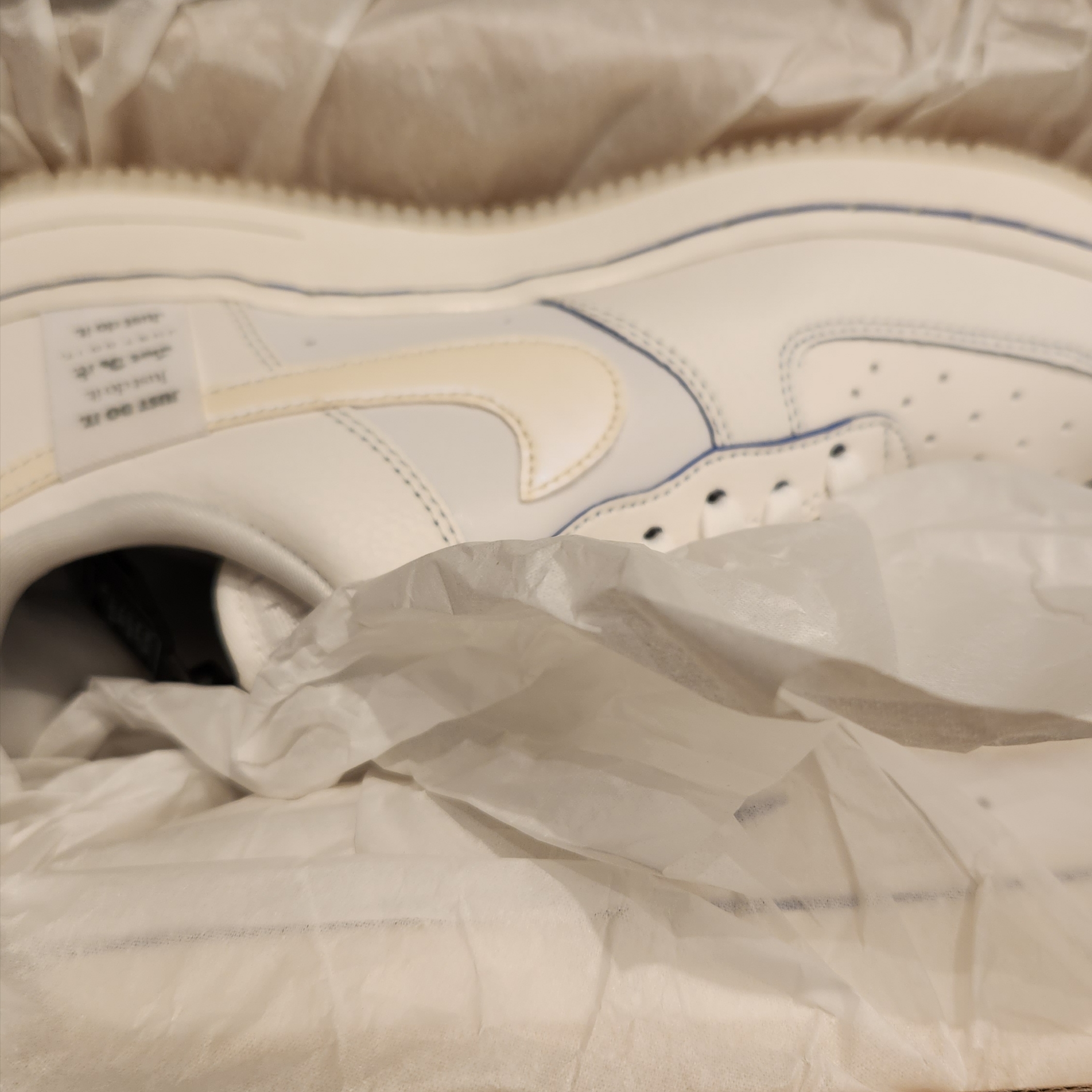 (W) Nike Air Force 1 '07 LX Game Royal Sail 착용 스타일 - 2