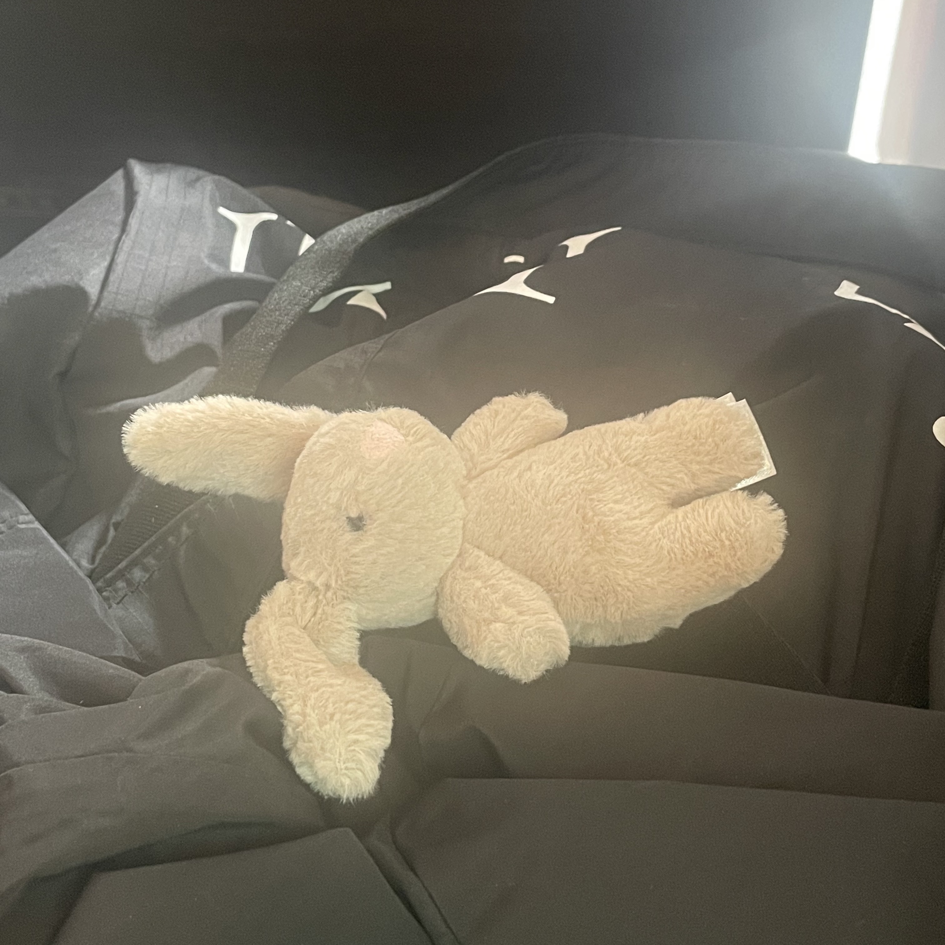 Jellycat Bashful Bunny Bag Charm Beige 착용 스타일