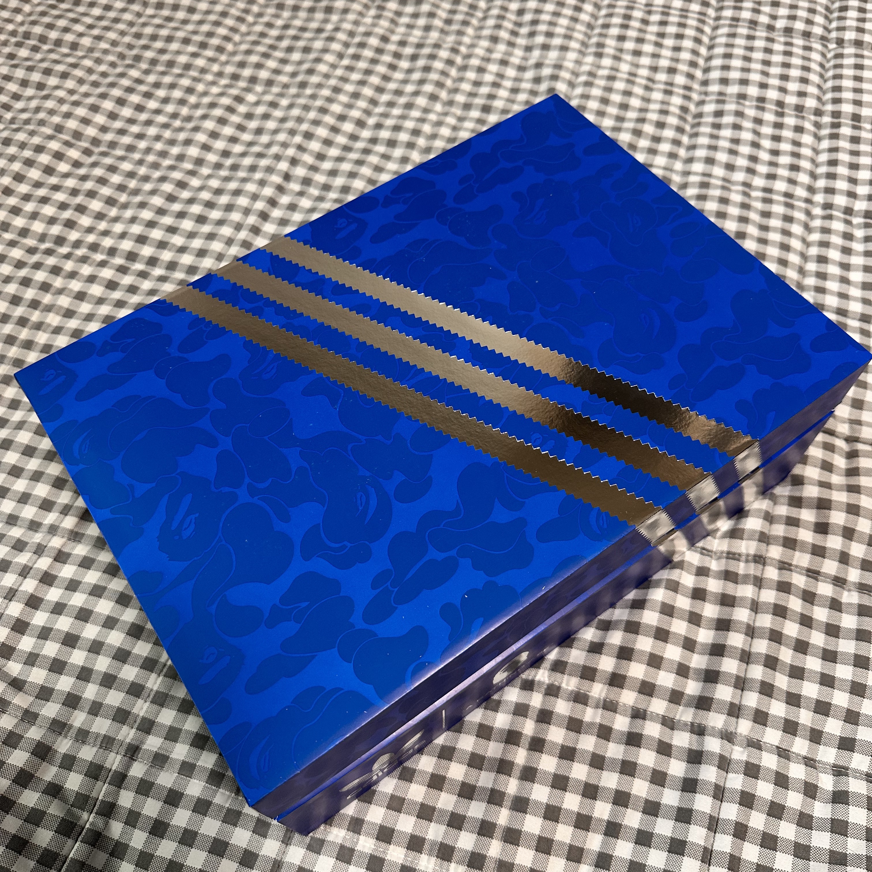 Adidas x BAPE Forum 84 Low Blue Camo 착용 스타일 - 1