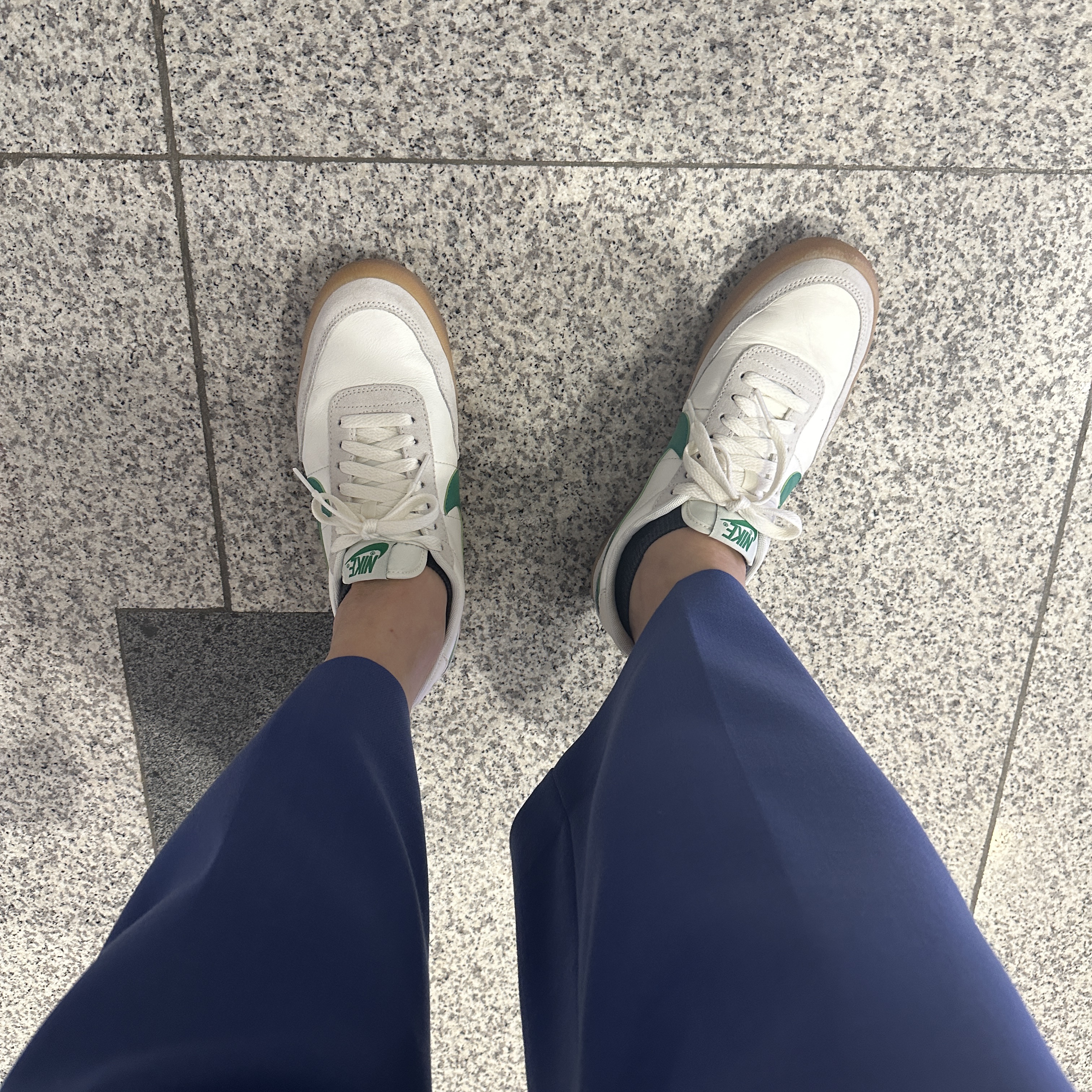 Nike x J.Crew Killshot 2 Lucid Green 착용 스타일