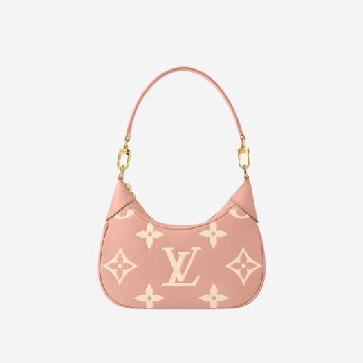 Louis Vuitton Bagatelle Monogram Empreinte Rose Trianon Pink Cream