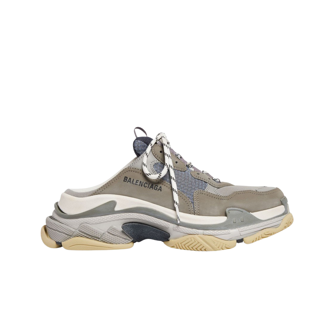 발렌시아가 트리플 S 뮬 그레이(Balenciaga Triple S Mule Grey) - 1