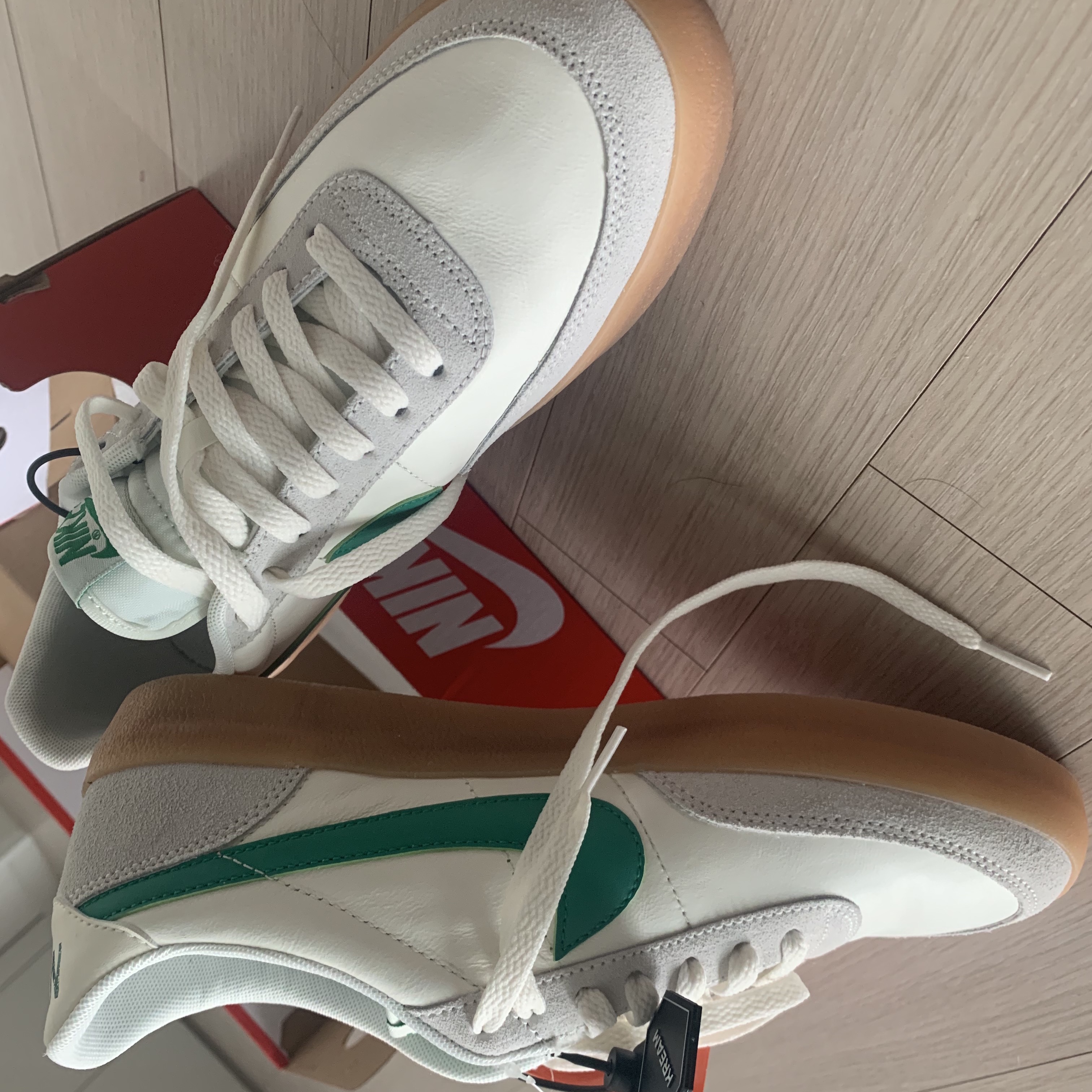 Nike x J.Crew Killshot 2 Lucid Green 착용 스타일