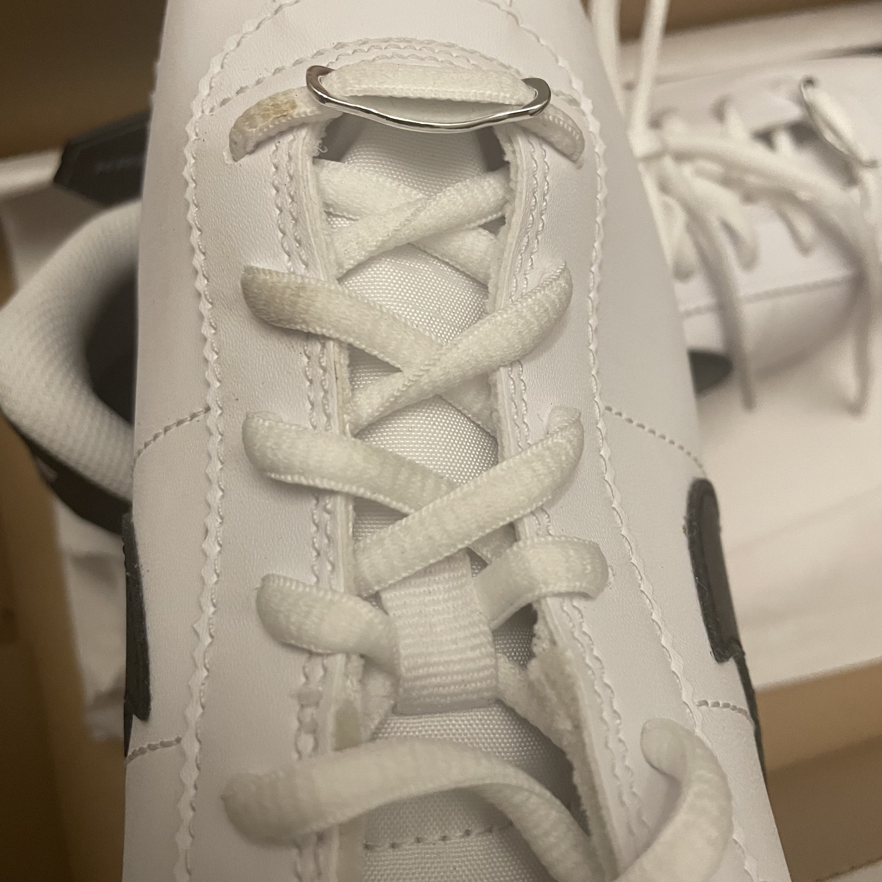 (GS) Nike Cortez Basic SL White Black 착용 스타일 - 1