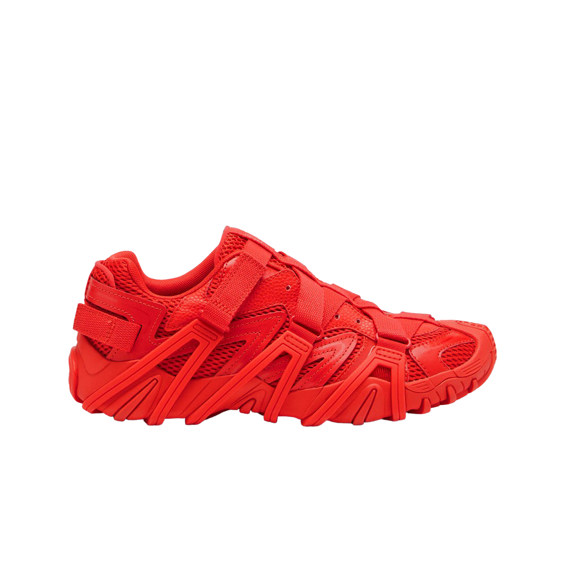 디젤 S-프로토타입-Cr 케이지 메쉬 앤 레더 스니커즈 레드(Diesel S-Prototype-Cr Caged Sneakers In Mesh And Leather Red) - 1