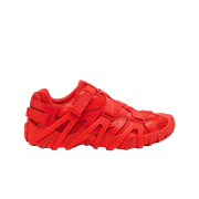 Diesel S-Prototype-Cr Caged Sneakers In Mesh And Leather Red