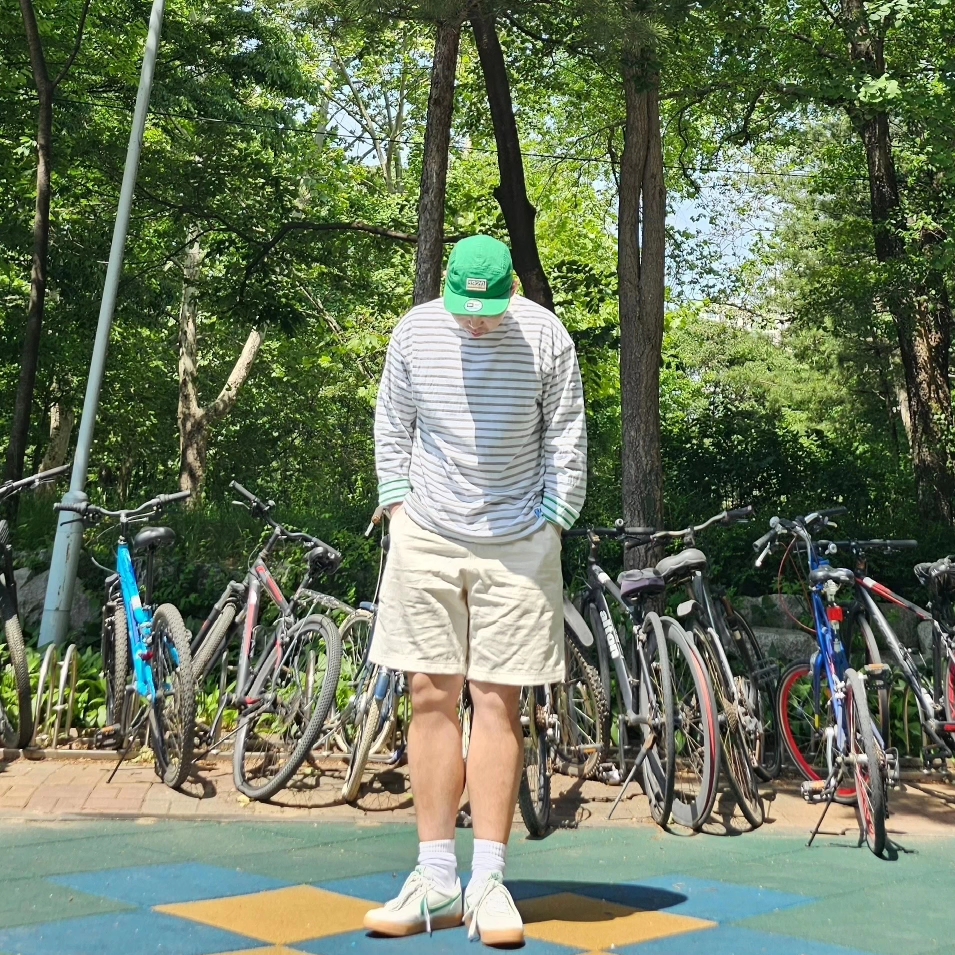 Nike x J.Crew Killshot 2 Lucid Green 착용 스타일