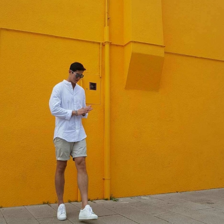 Common Projects Original Achilles Low White 착용 스타일 - 2