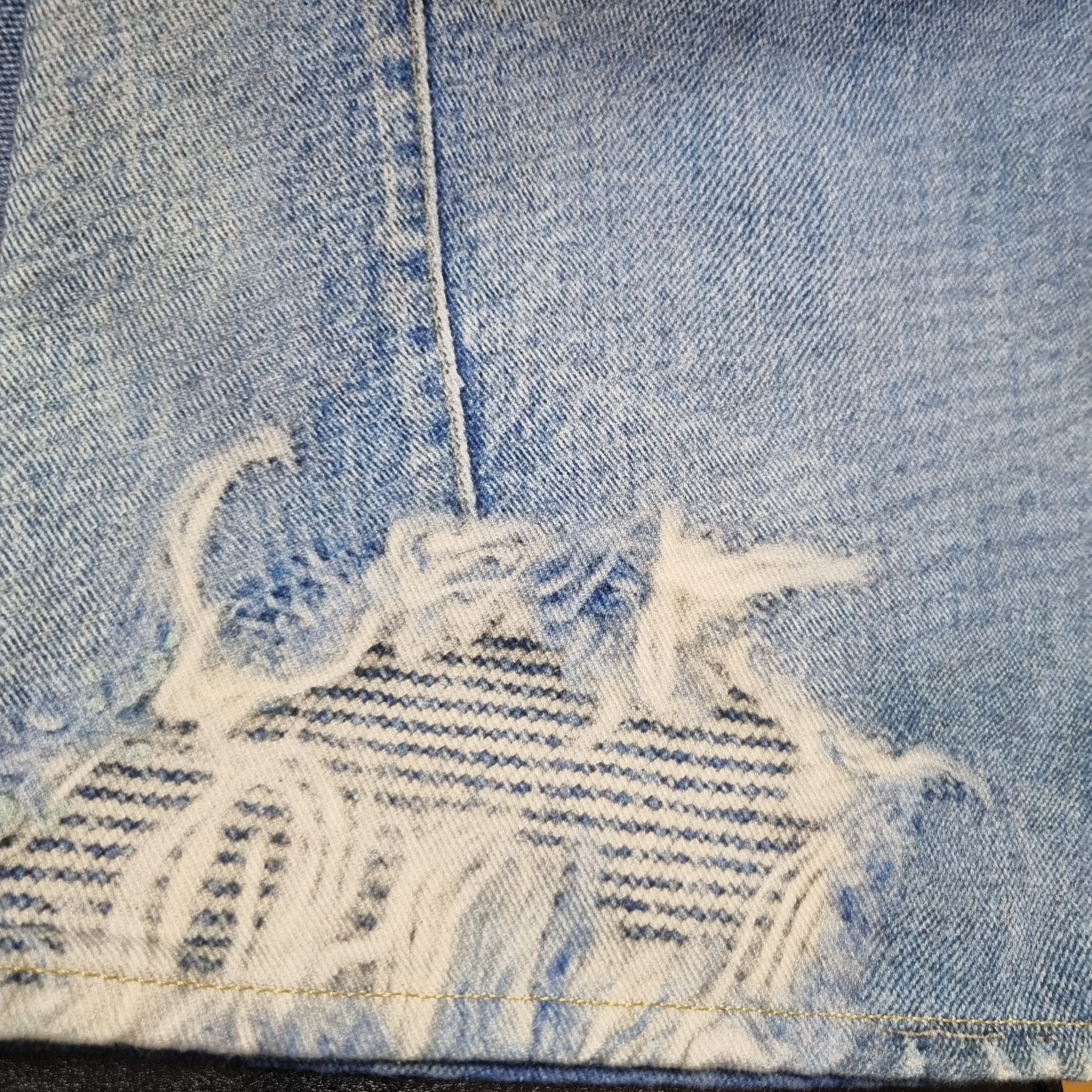 Our Legacy Third Cut Digital Denim Print 착용 스타일 - 2