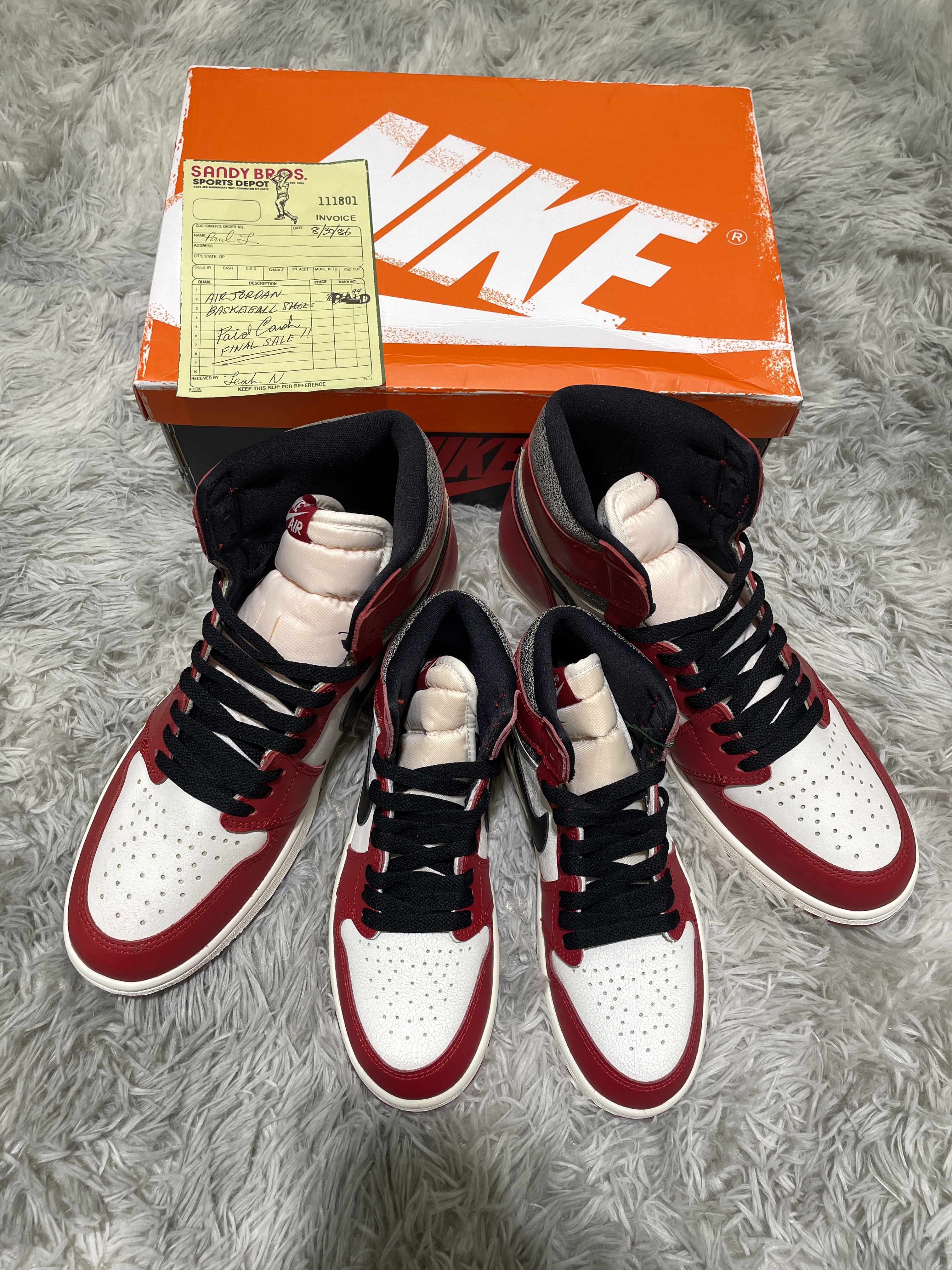 Jordan 1 Retro High OG Chicago 2022, (GS) Jordan 1 Retro High OG Chicago 2022 착용 스타일 - 3