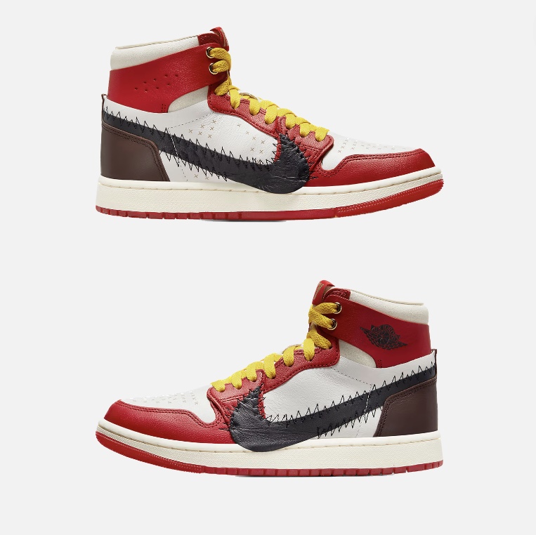 (W) Jordan 1 x Teyana Taylor Zoom CMFT 2 Gym Red 착용 스타일 - 2