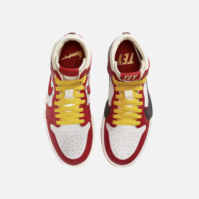 (W) Jordan 1 x Teyana Taylor Zoom CMFT 2 Gym Red 착용 스타일 - 3