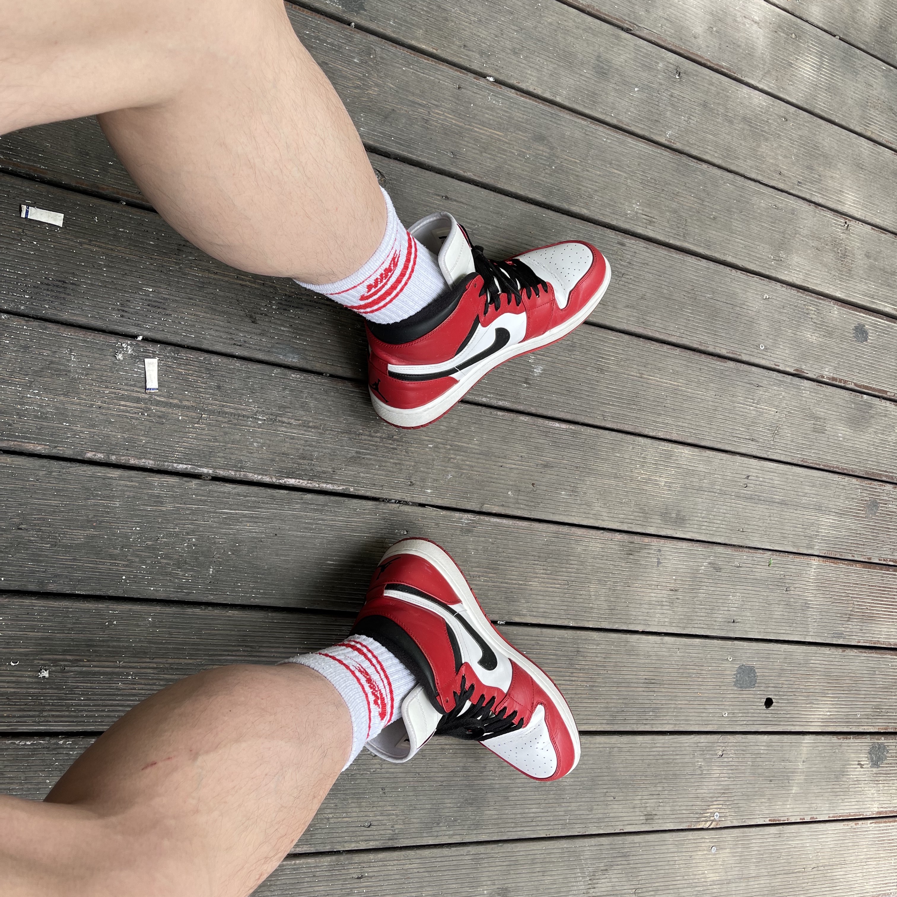 Jordan 1 Retro Chicago 2013 착용 스타일 - 1