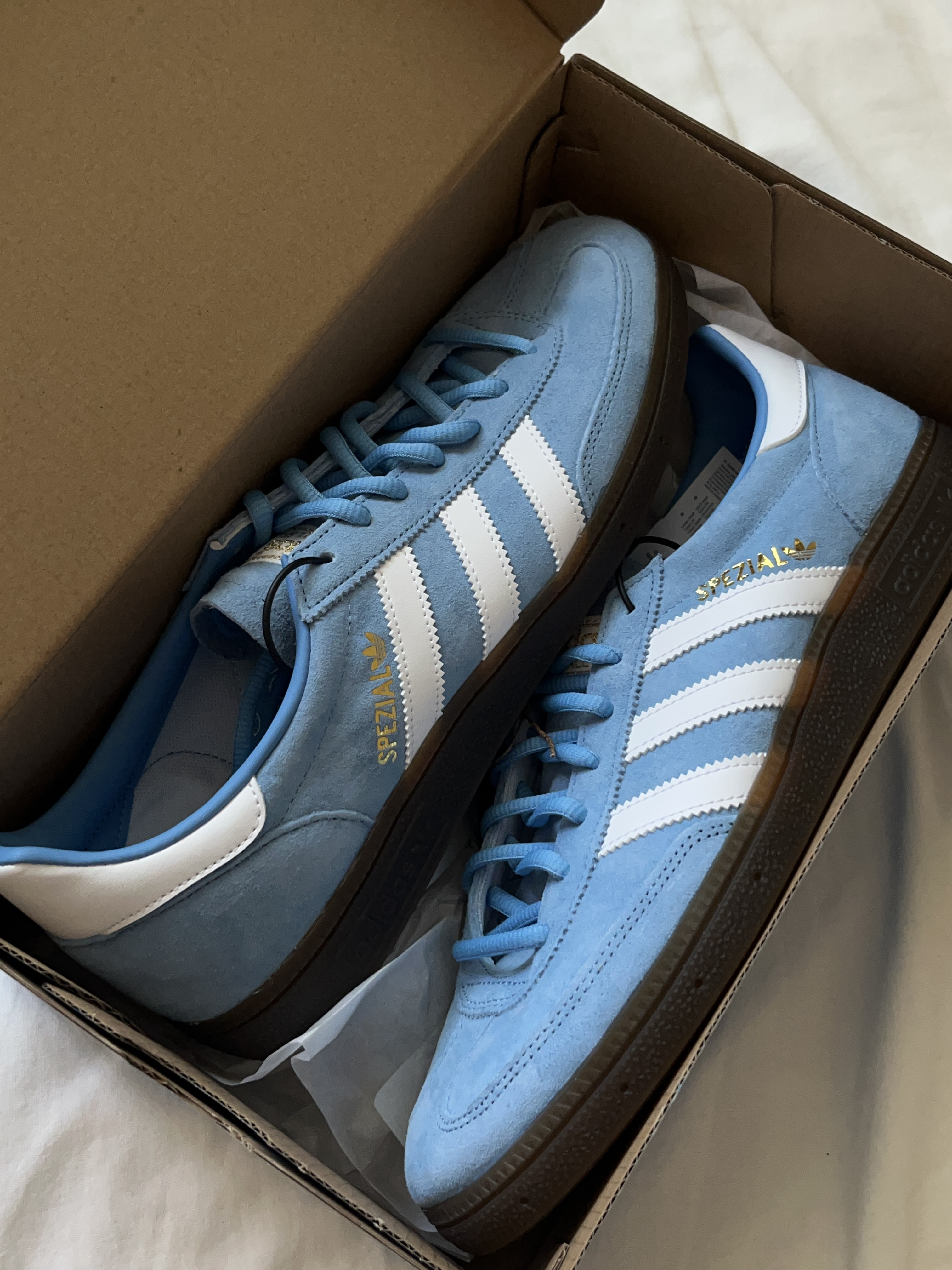 Adidas Spezial Handball Light Blue 착용 스타일 - 2