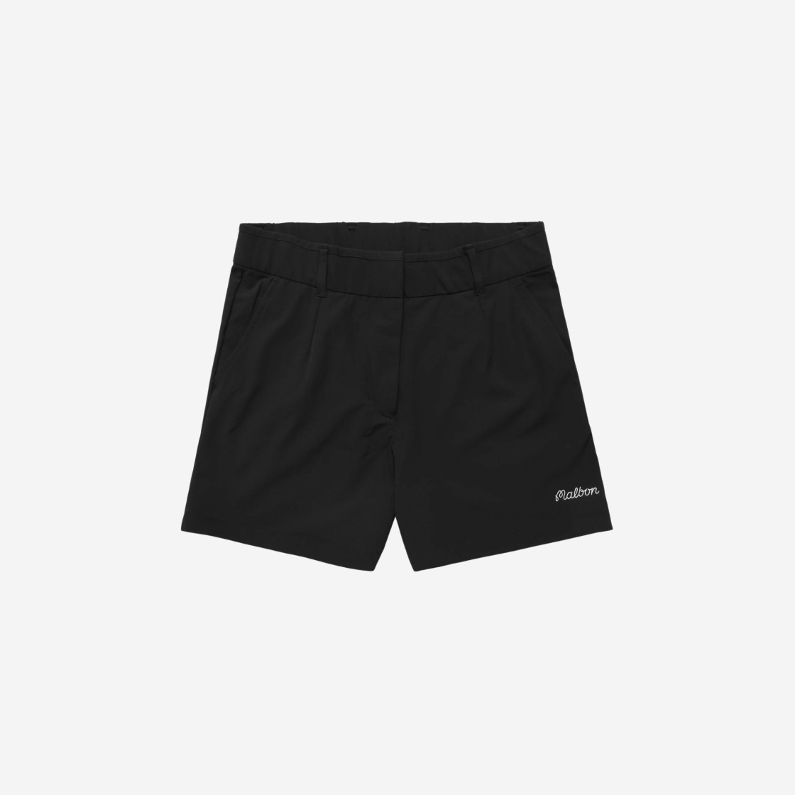 (W) Malbon Golf x Nike Dri-Fit Victory 5 Inch Shorts Black 상세 이미지 1