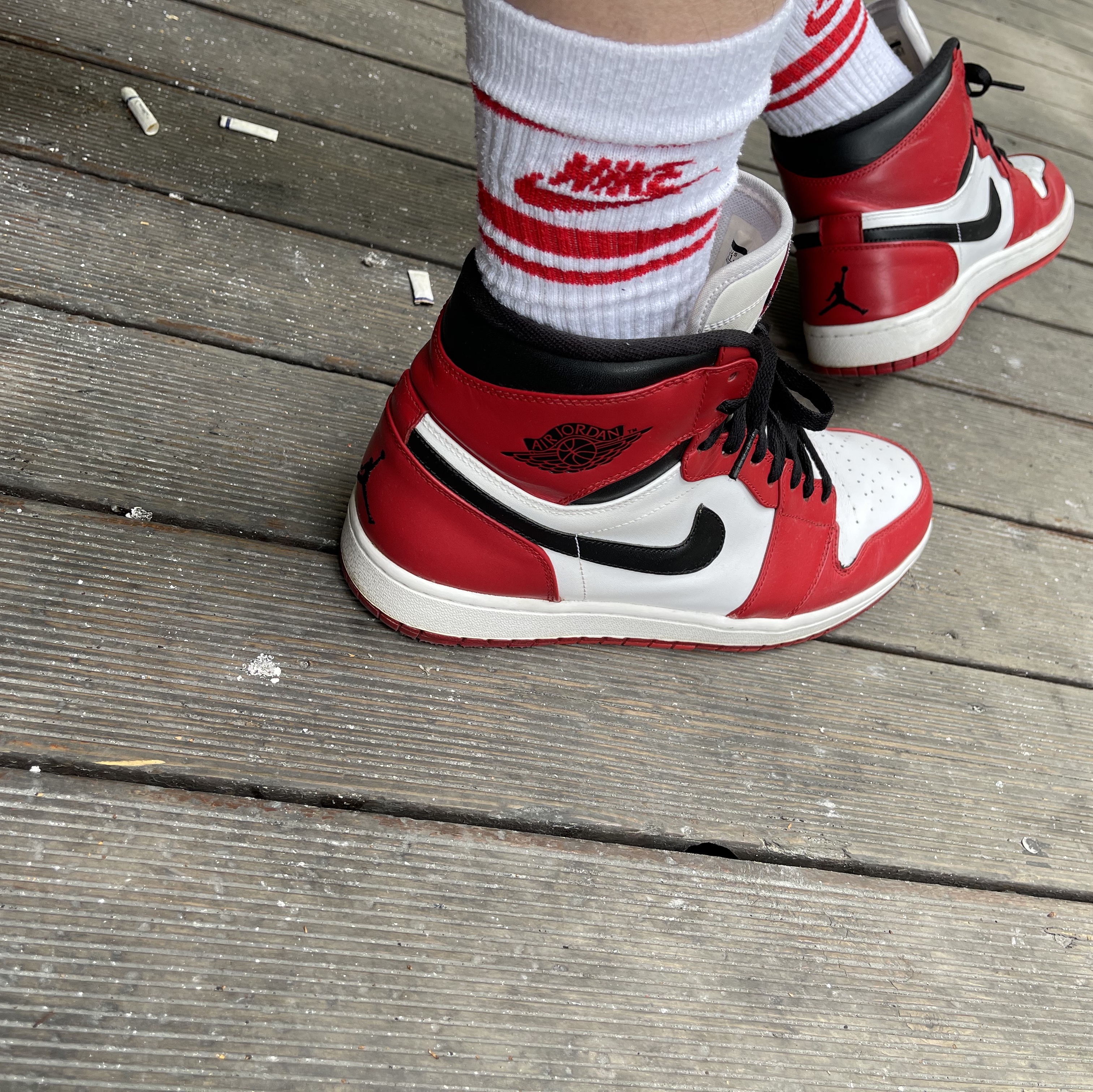 Jordan 1 Retro Chicago 2013 착용 스타일 - 3