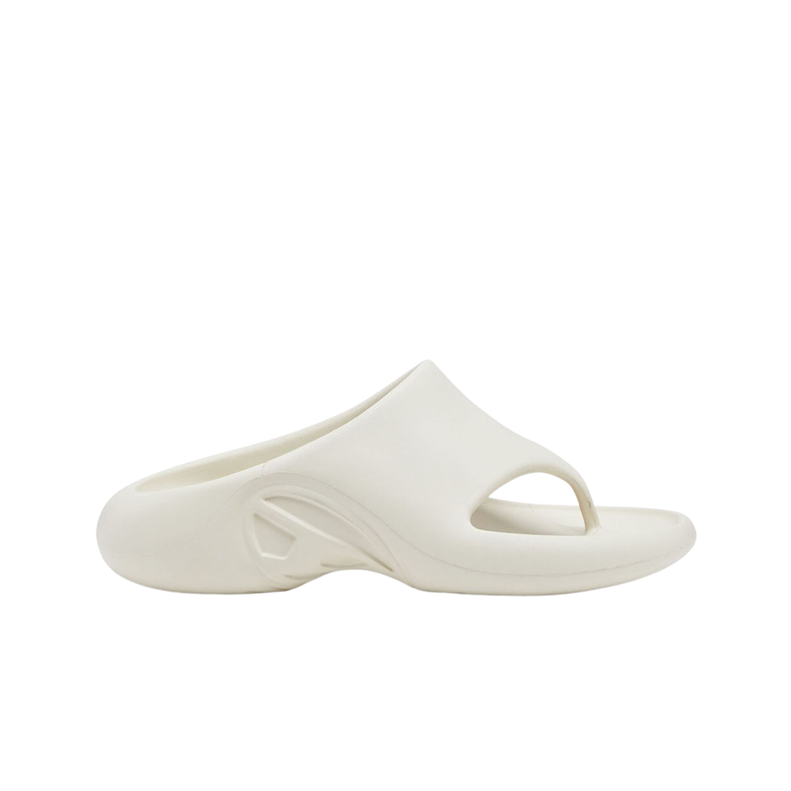 디젤 Sa-마우이 X 러버 뮬 플립 플랍 화이트(Diesel Sa-Maui X Rubber Mule Flip-Flop White)