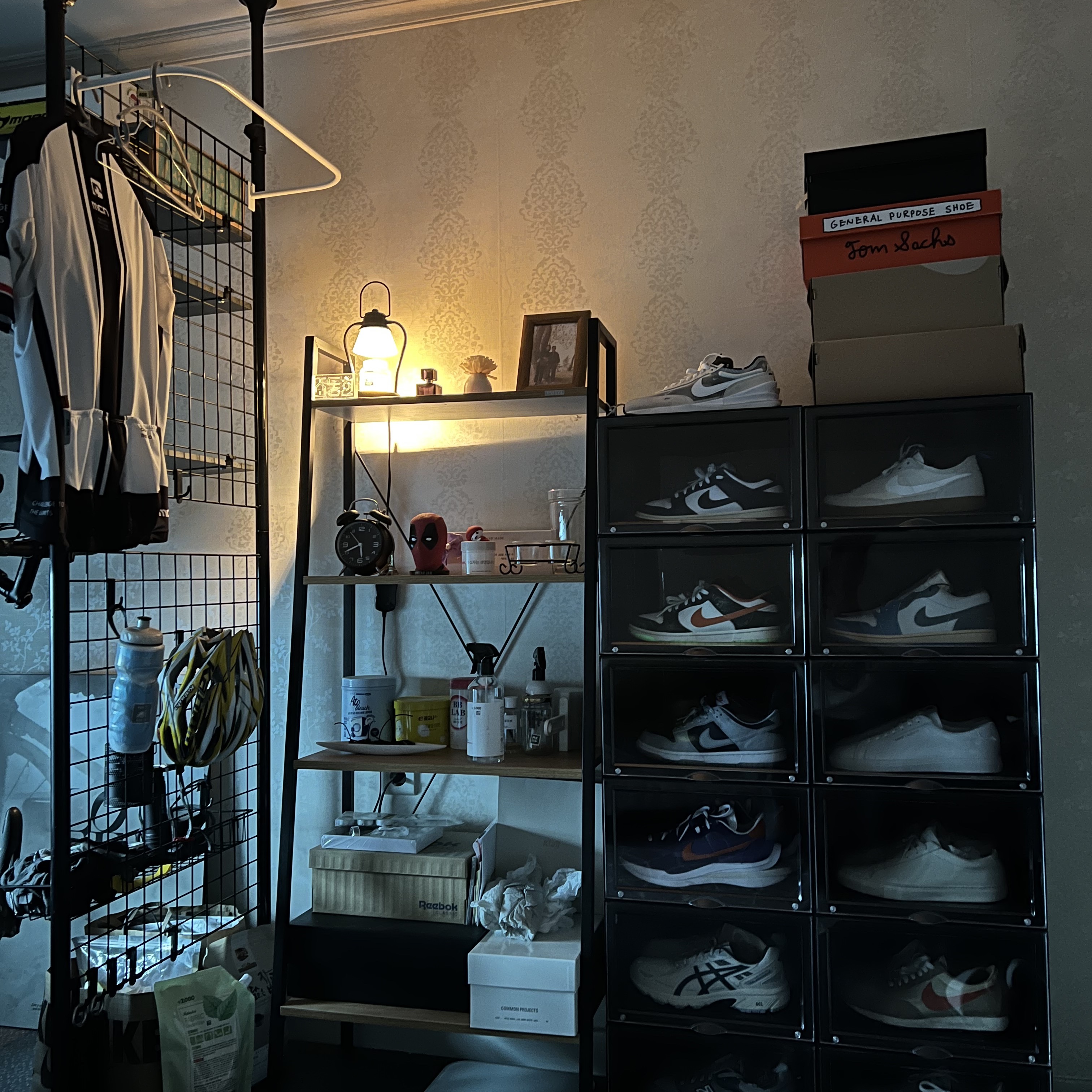 Nike x Tom Sachs General Purpose Shoe Light Cream, Jordan 1 Low SE Tokyo 96 착용 스타일