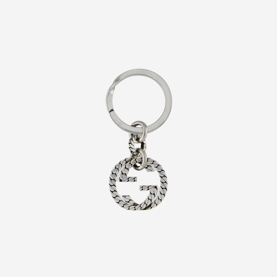 Gucci Interlocking G Keychain Silver 상세 이미지 1