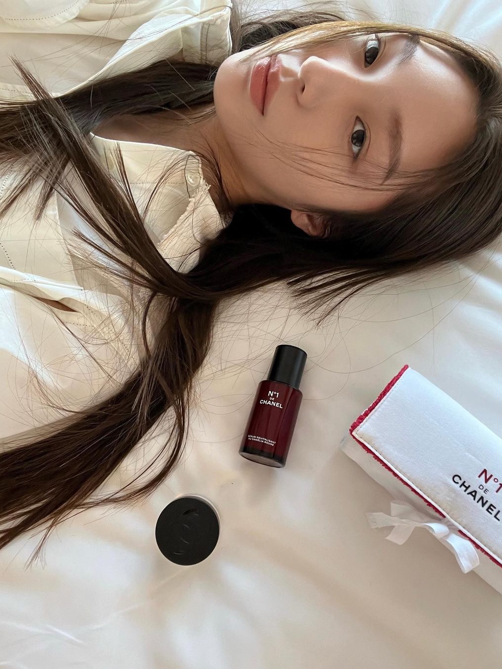 Chanel Red Camellia Serum 50ml 착용 스타일